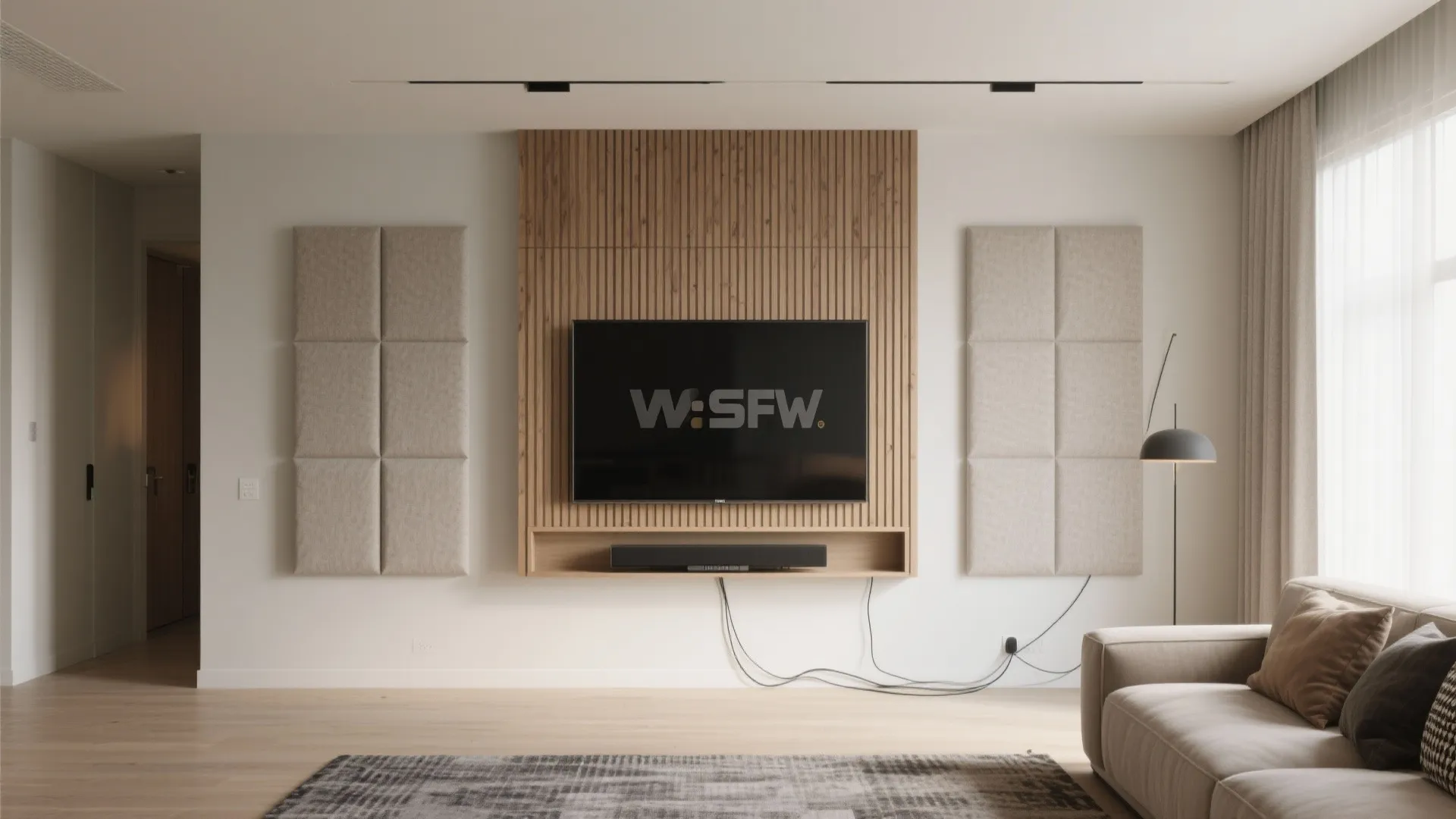 Acoustic Panels and Media Niche Integration