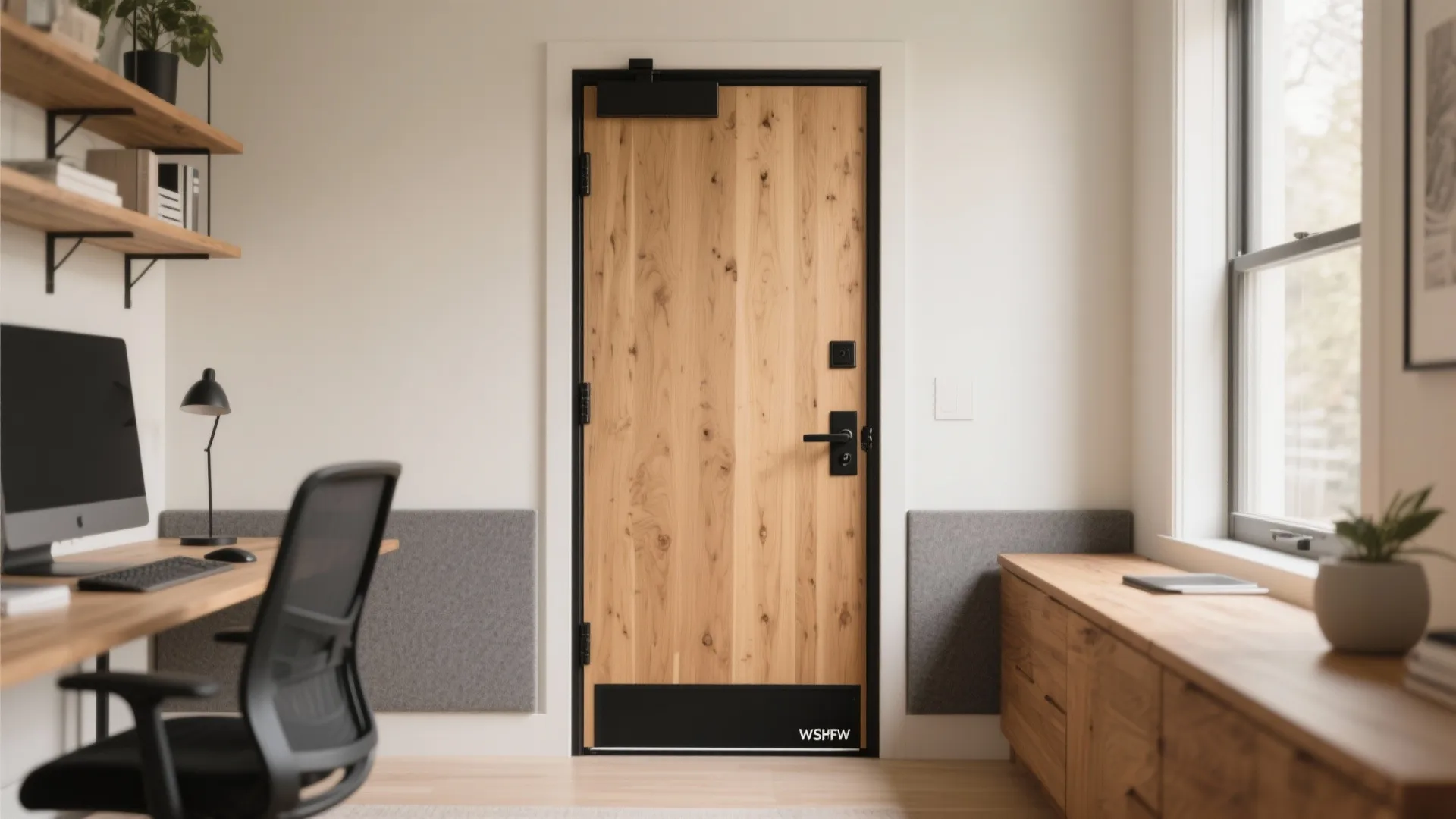 Solid-Core and Acoustic Doors for Quiet Rooms