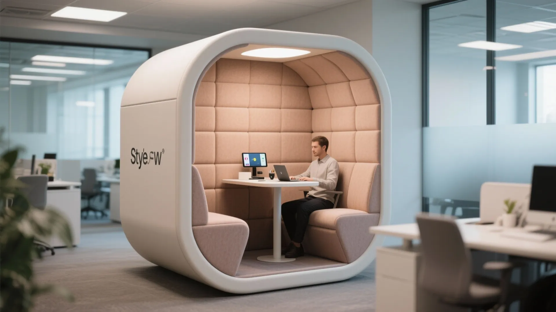 6. Acoustic Pods for Focus Time