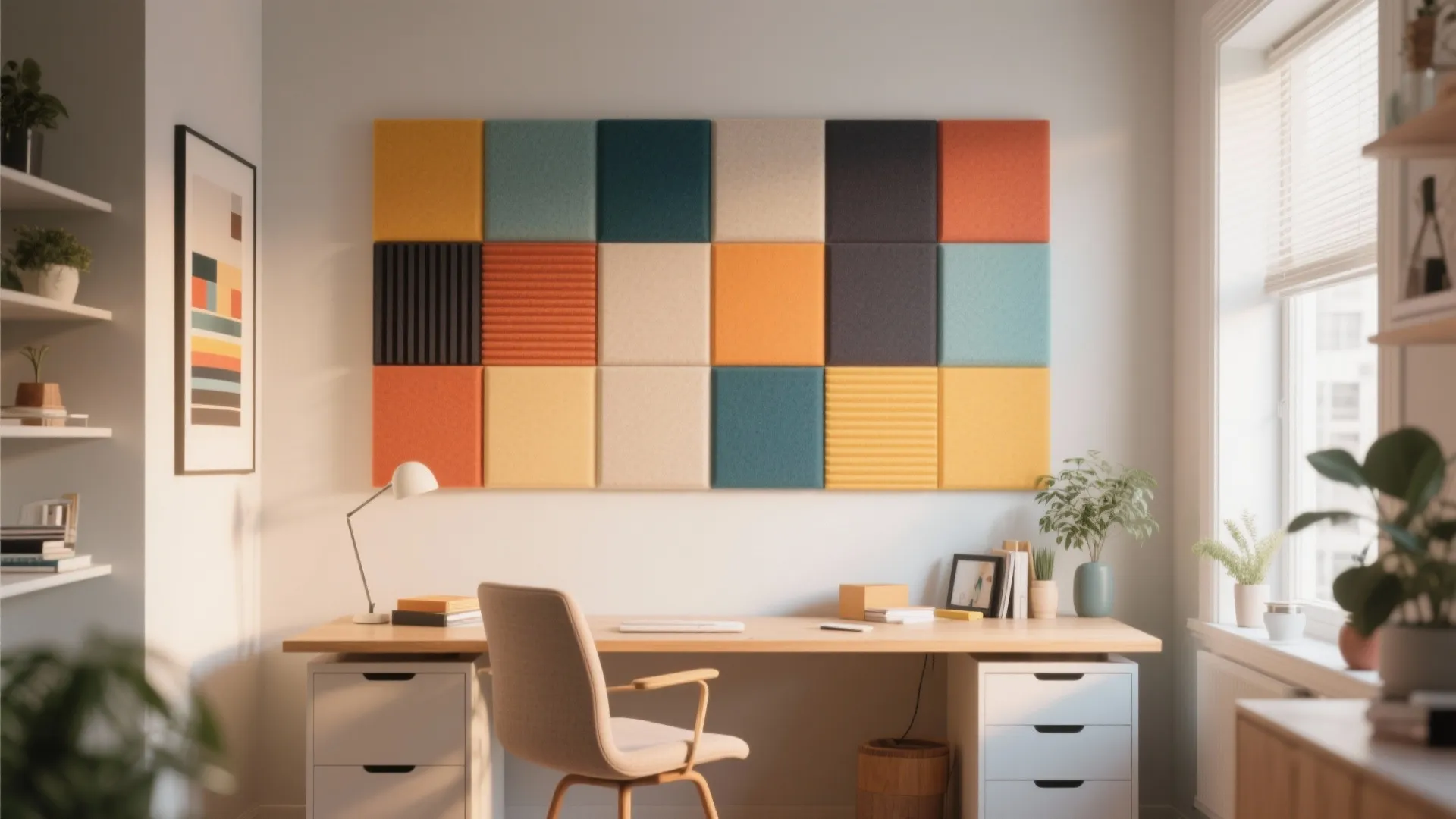 7. Acoustic Panels as Art