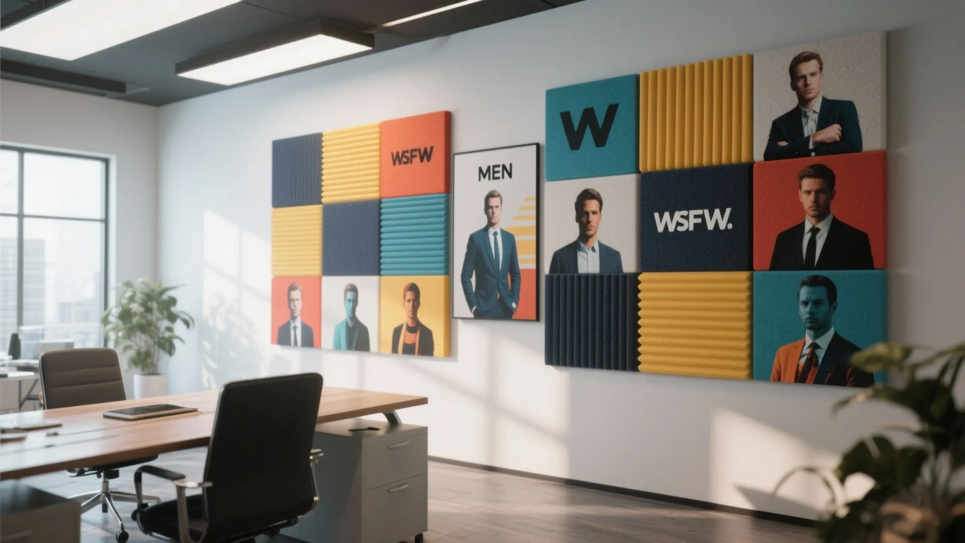 7. Acoustic Panels as Art