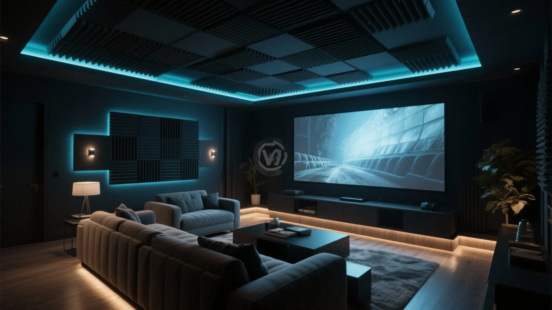 8. Acoustic Panel Ceilings