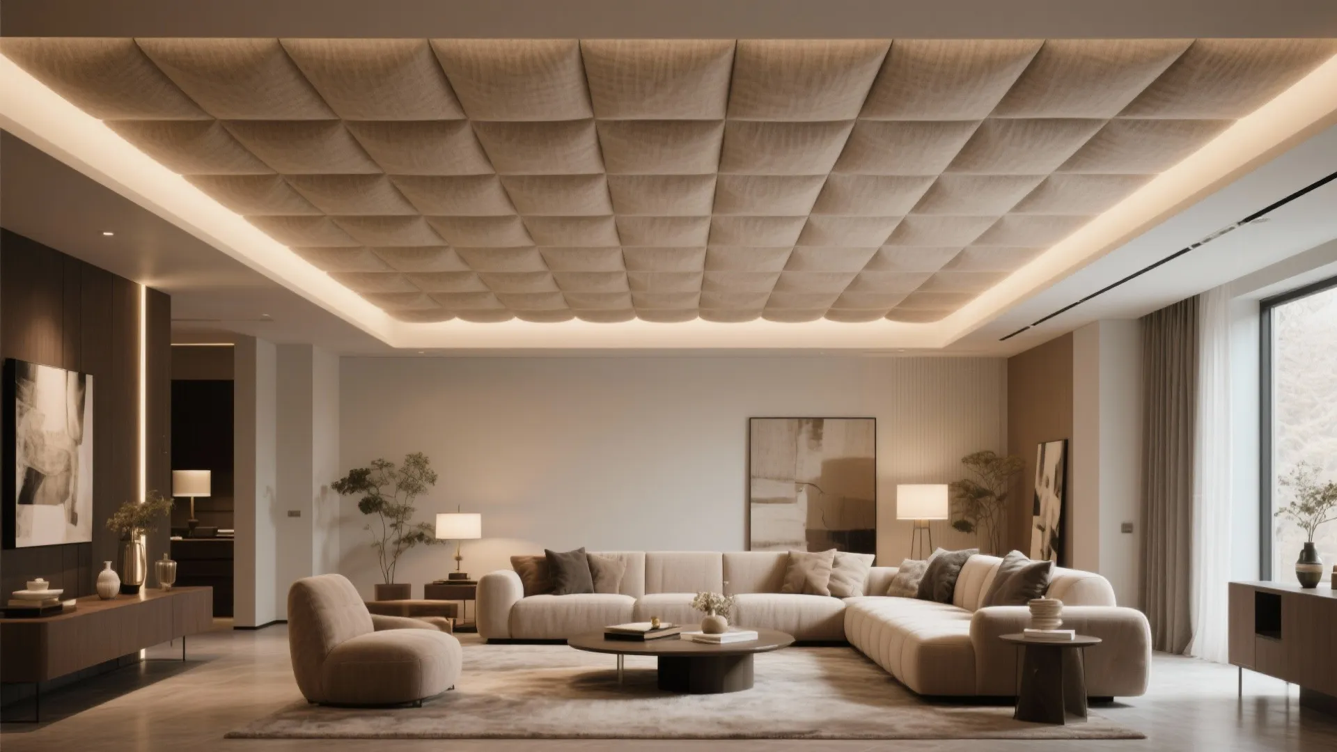 10. Acoustic Panel Elegance