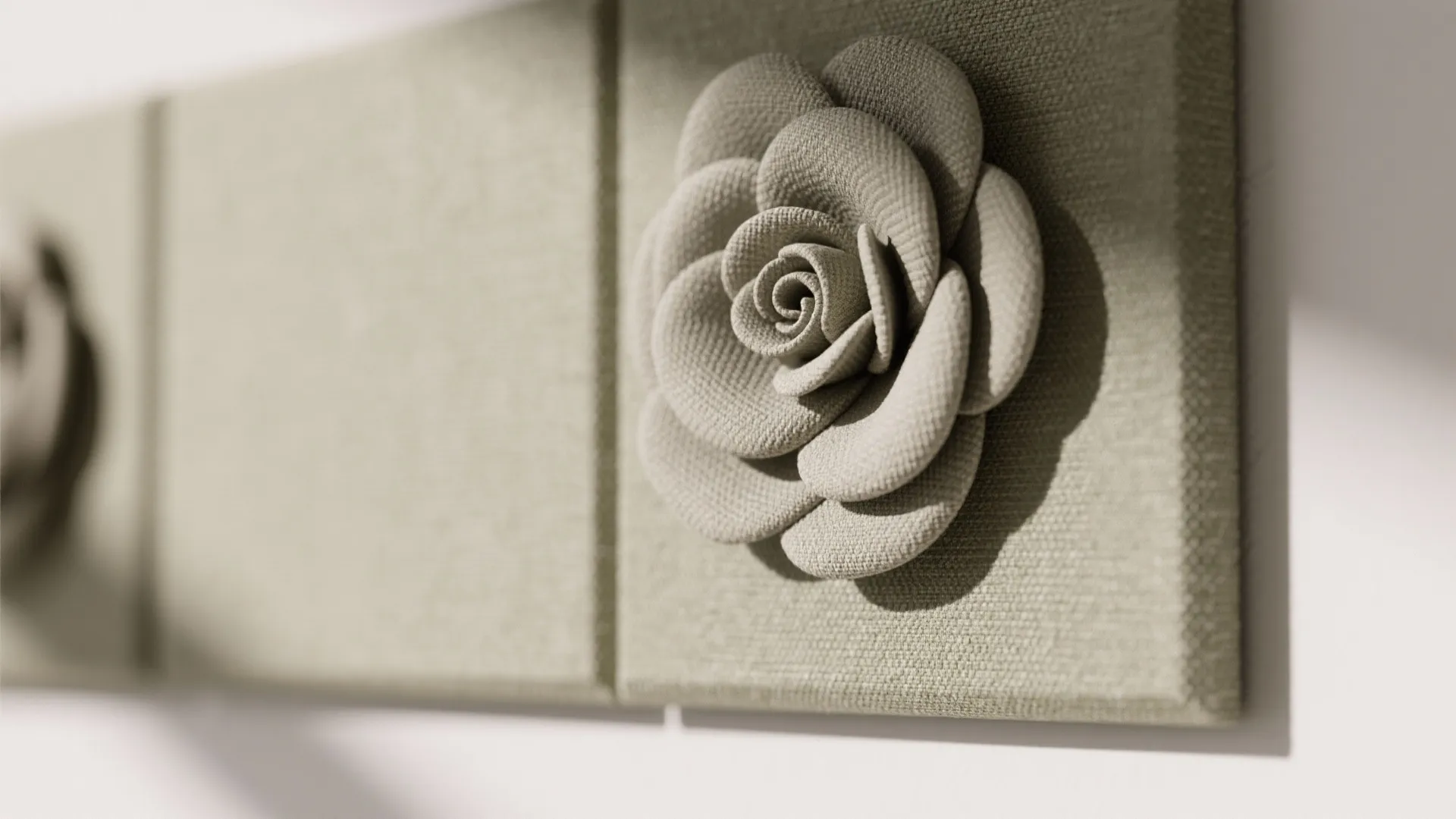 Floral Acoustic Panels or Fabric Ceiling Clouds