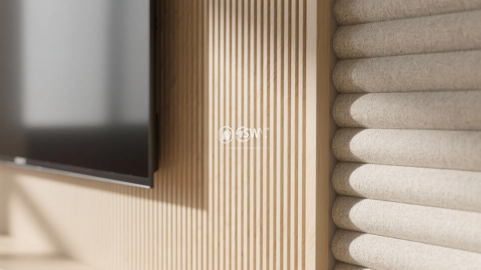 Textured panels and acoustic balance