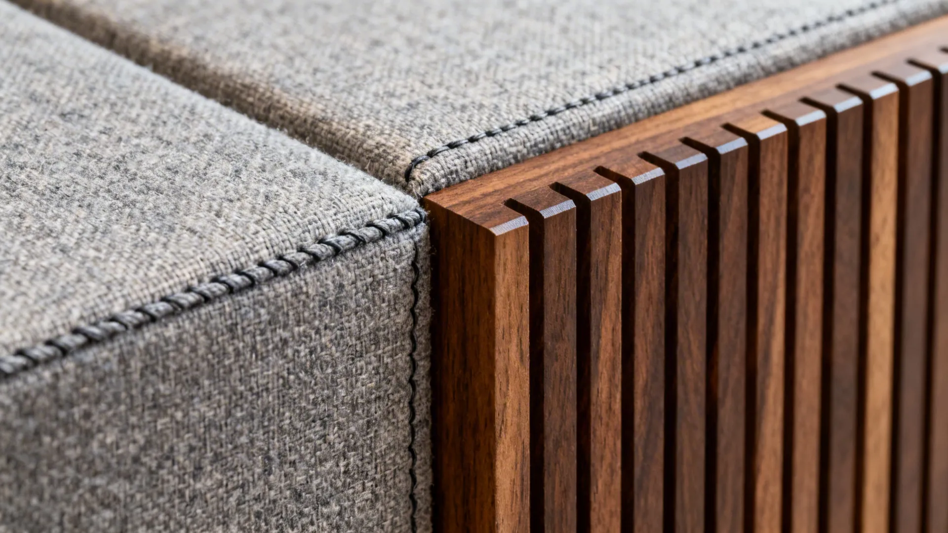 Compact Media Wall with Acoustic Panels