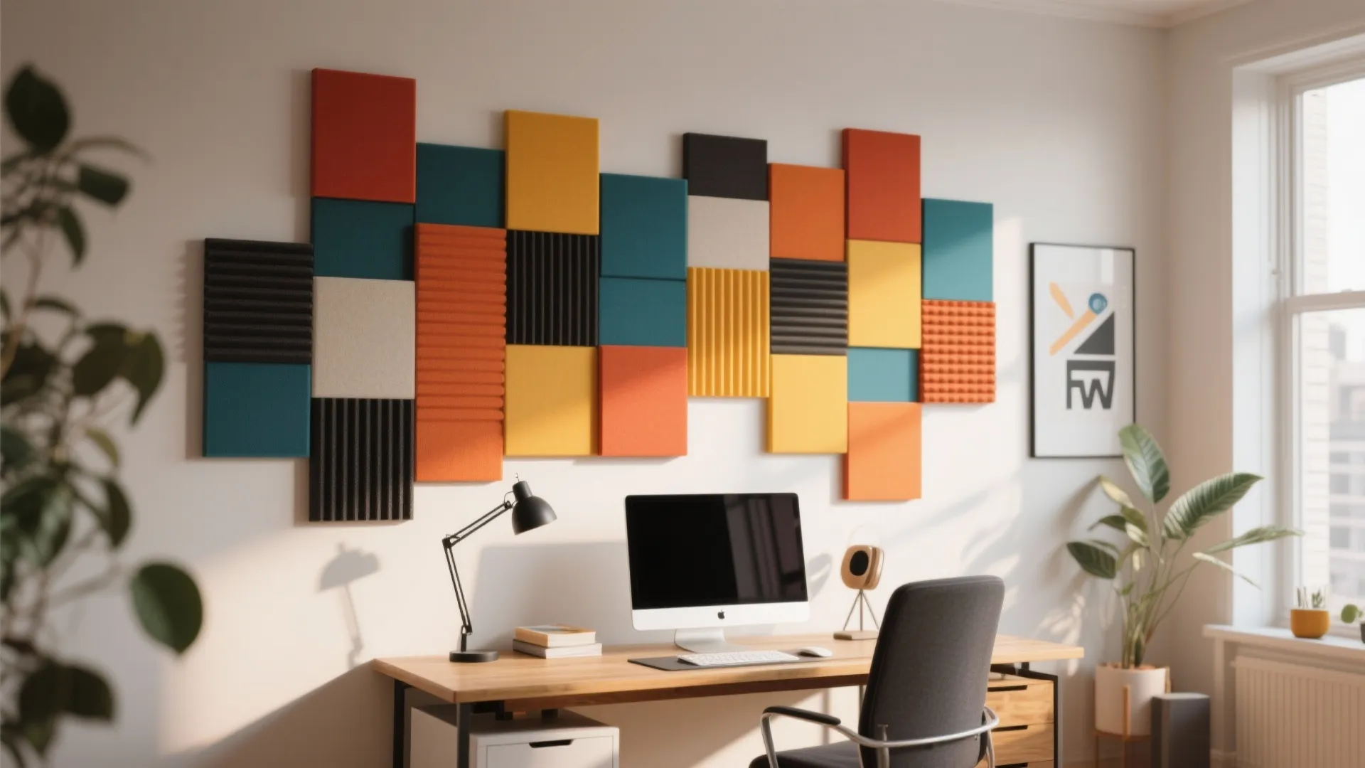 7. Acoustic Panels as Art