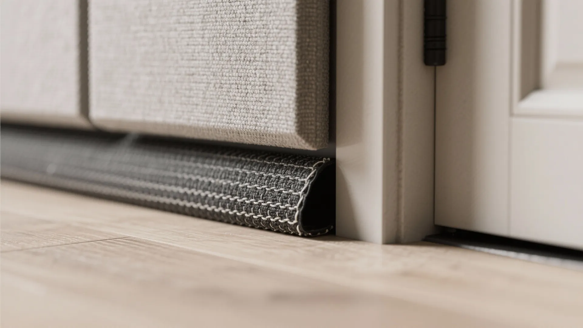 4) Acoustic Laundry Office with Soft Panels and Door Sweep