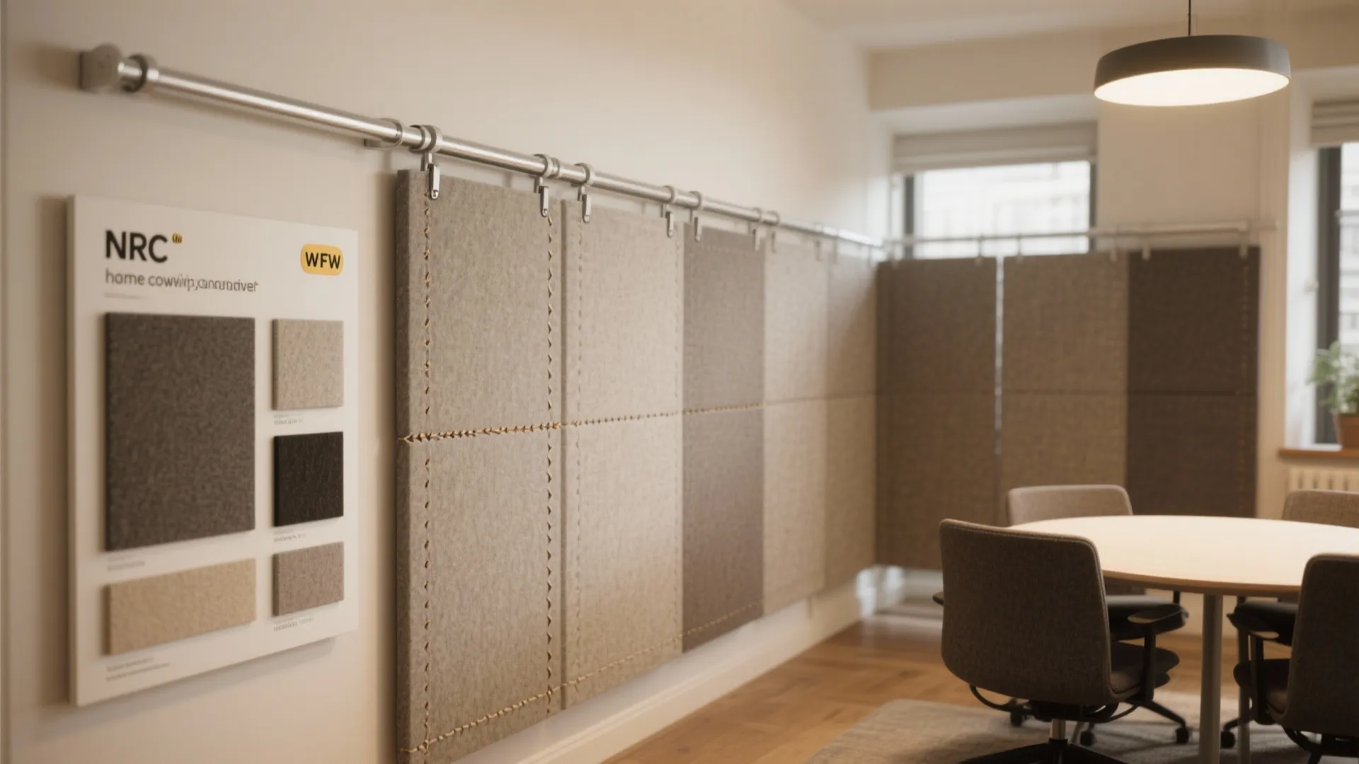 3. Acoustic Folding Panels for Flexible Focus Areas