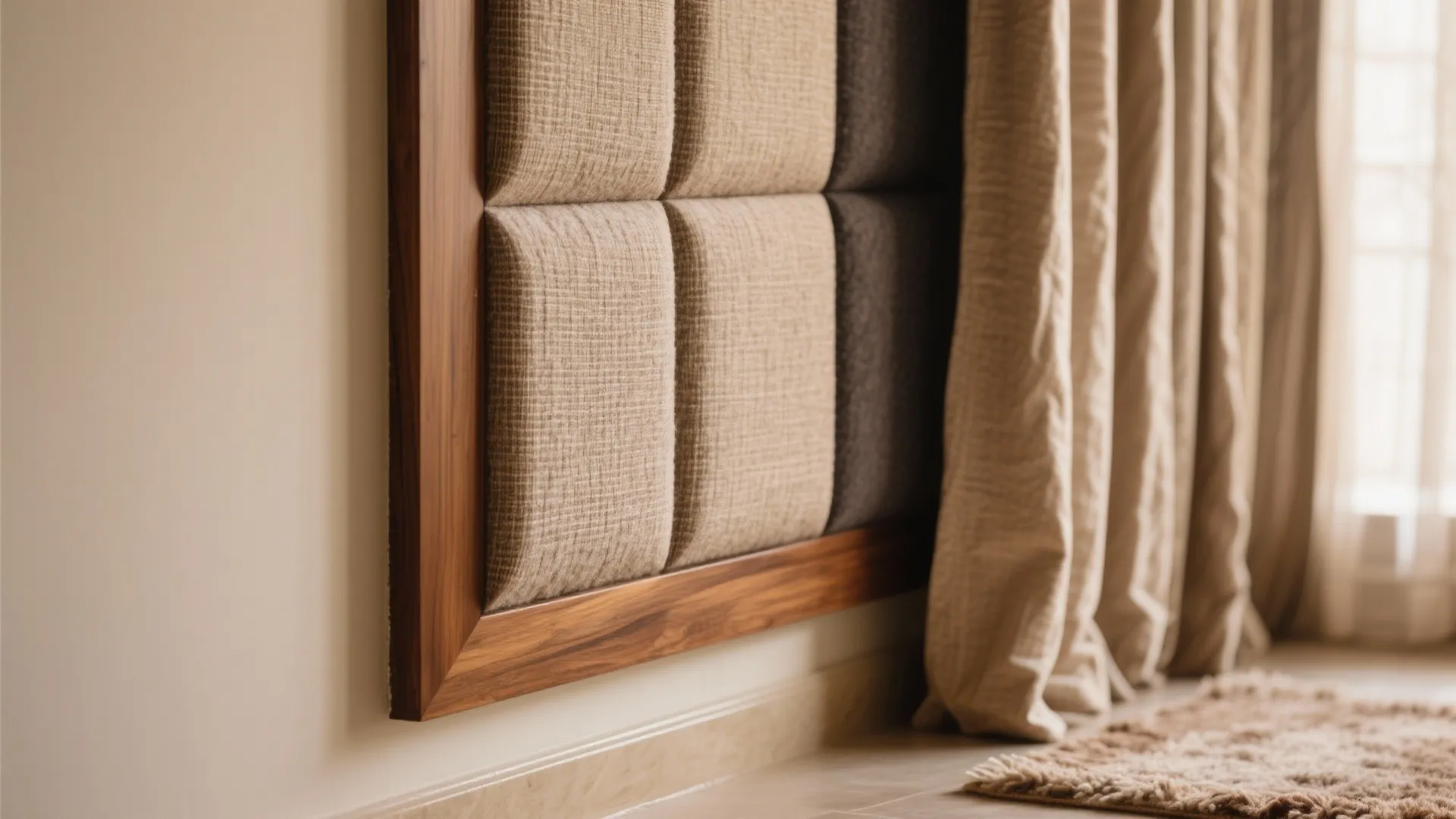 Acoustics-first walls and soft furnishings