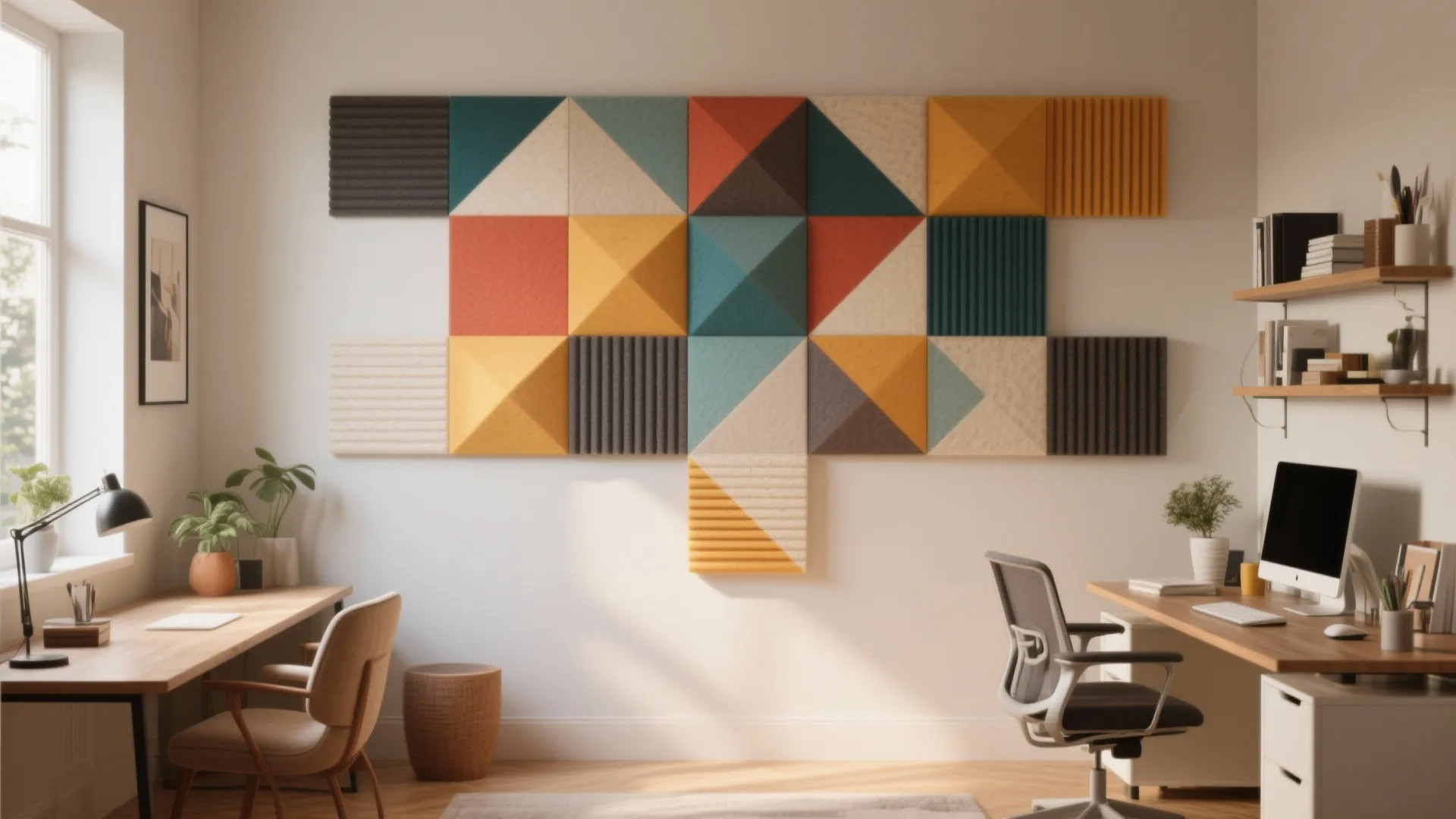 6. Acoustic Wall Panels as Art