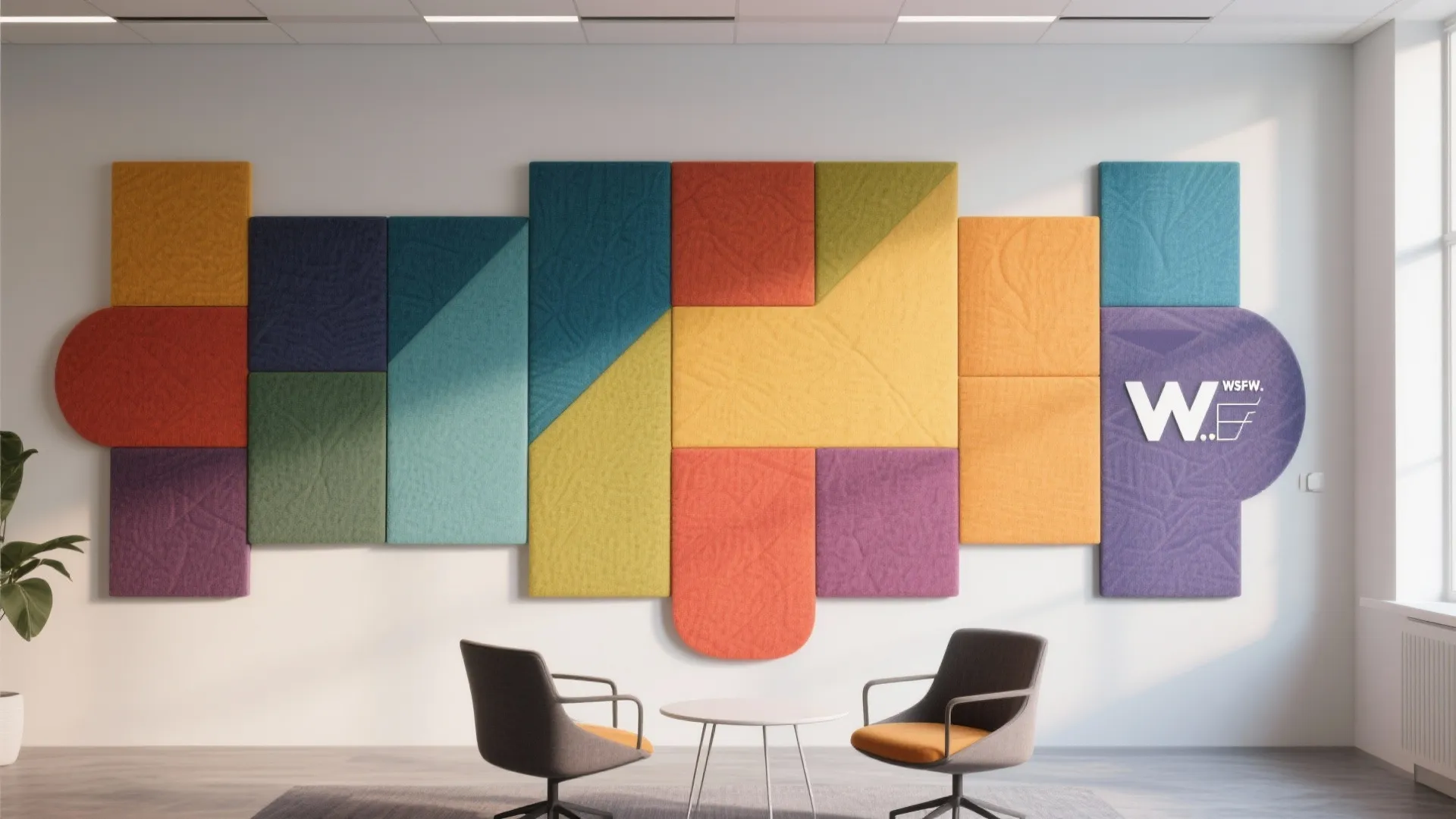 7. Acoustic Panels as Art