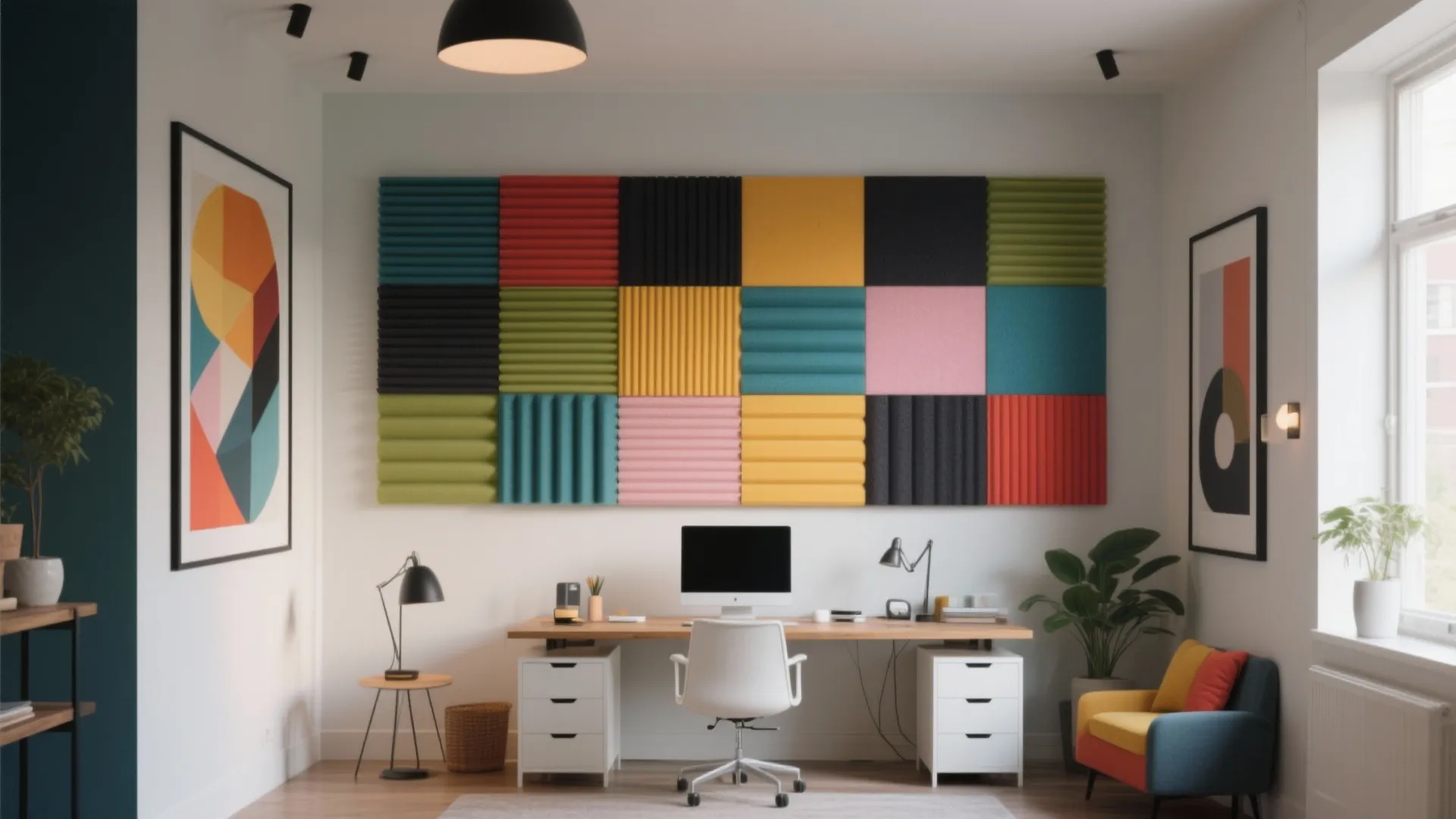 6. Acoustic Panels as Art