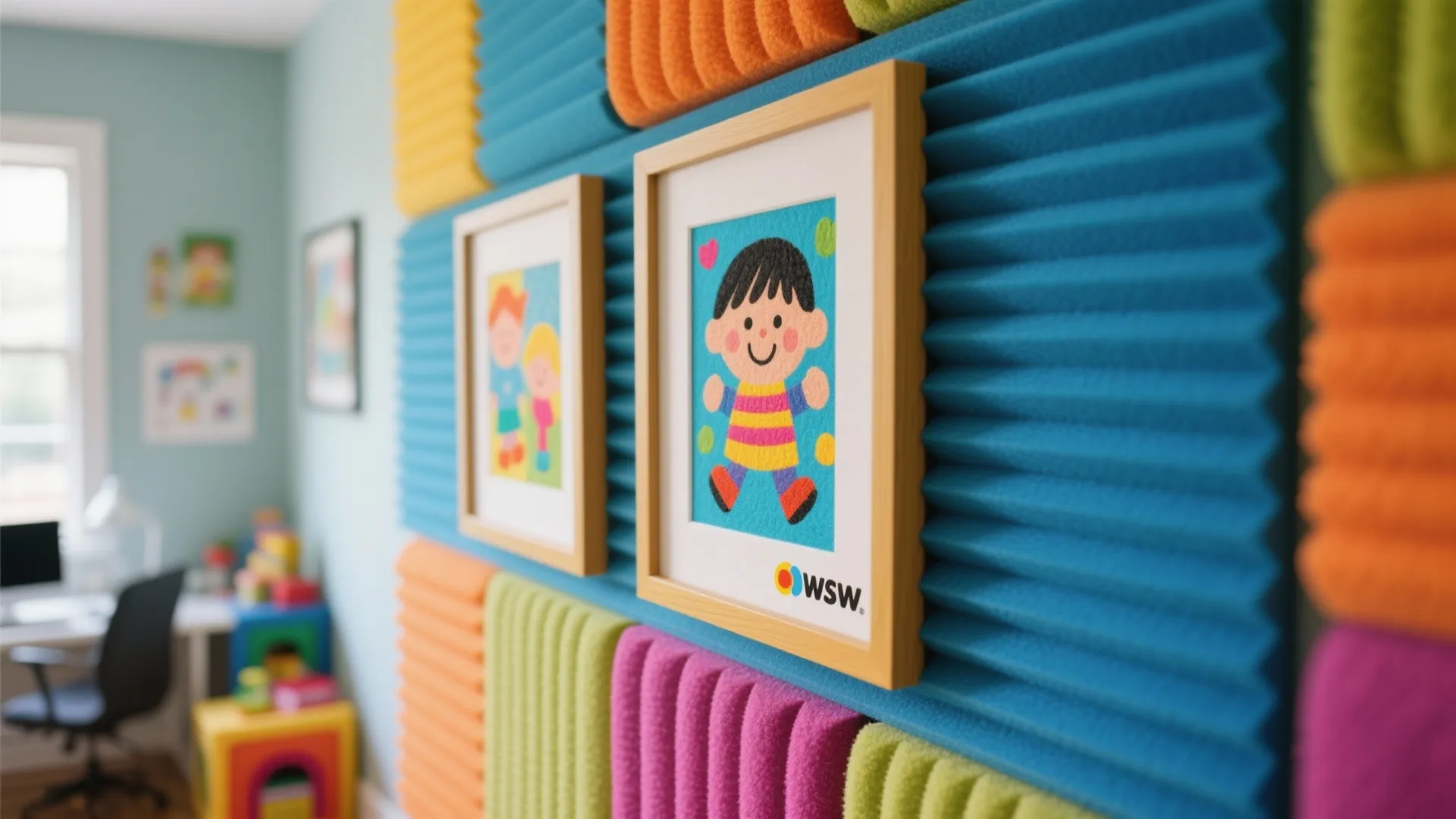 5. Acoustic panels disguised as art