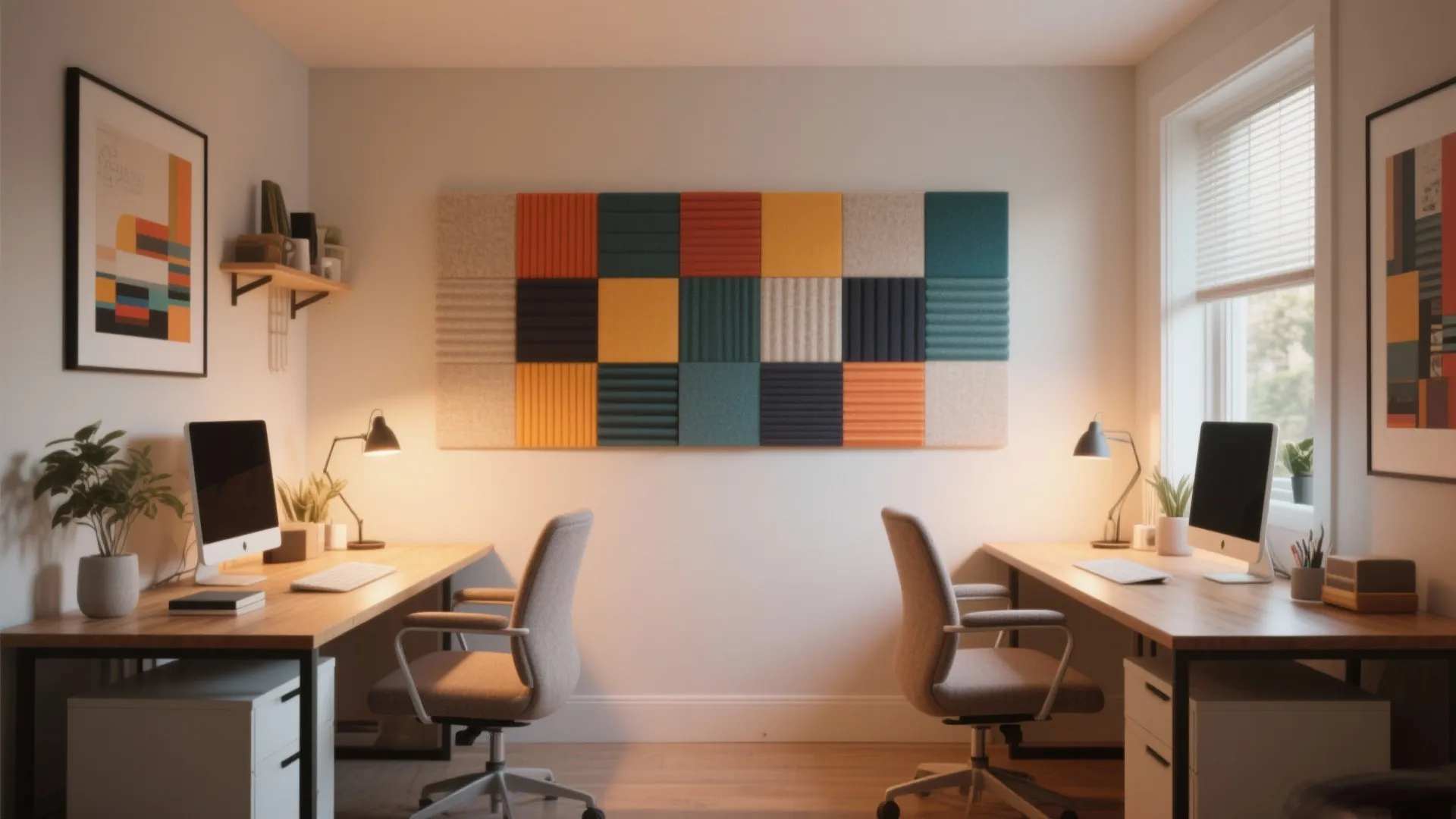 7. Acoustic Panels as Art