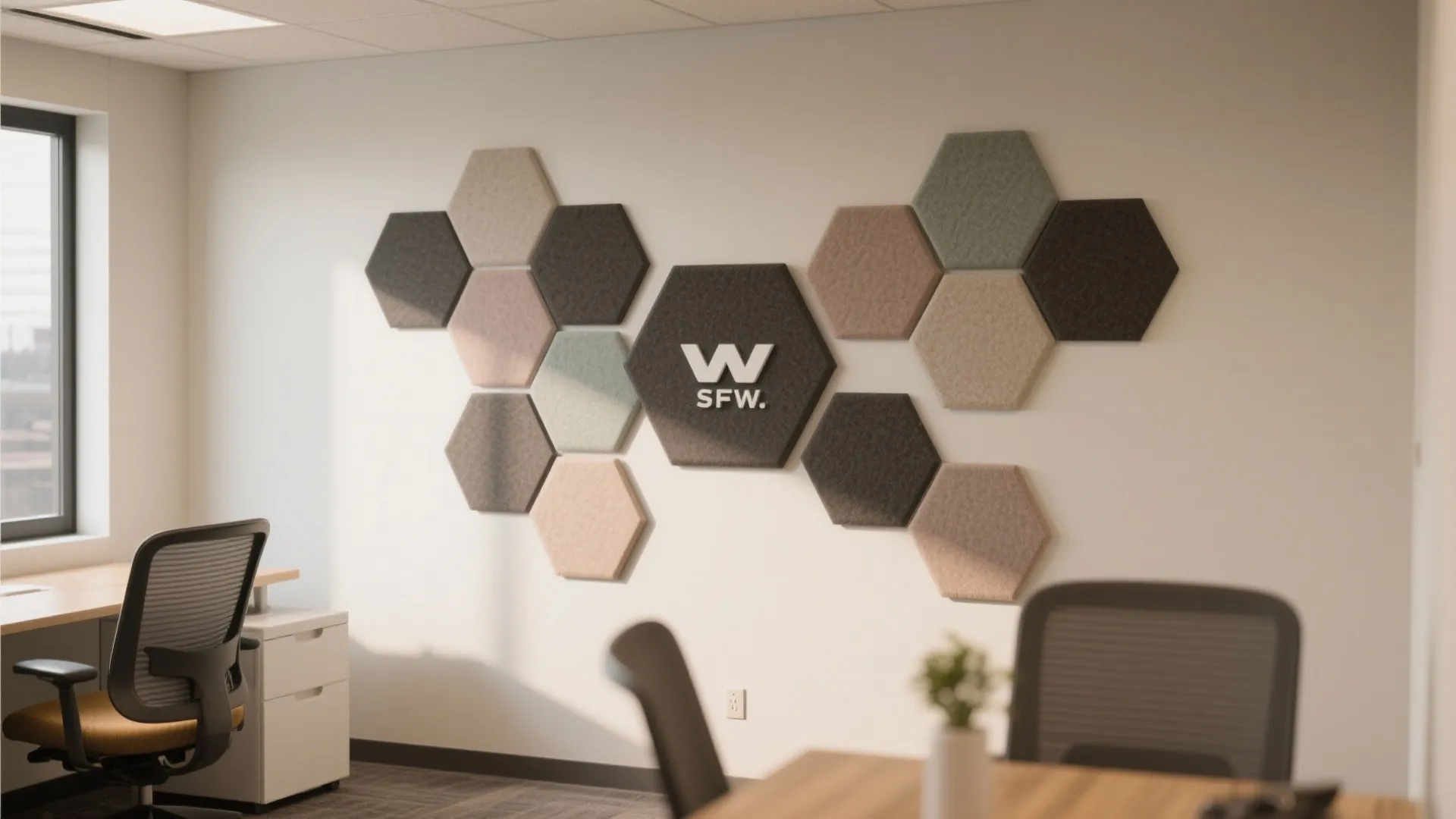 9. Acoustic Panels as Decor