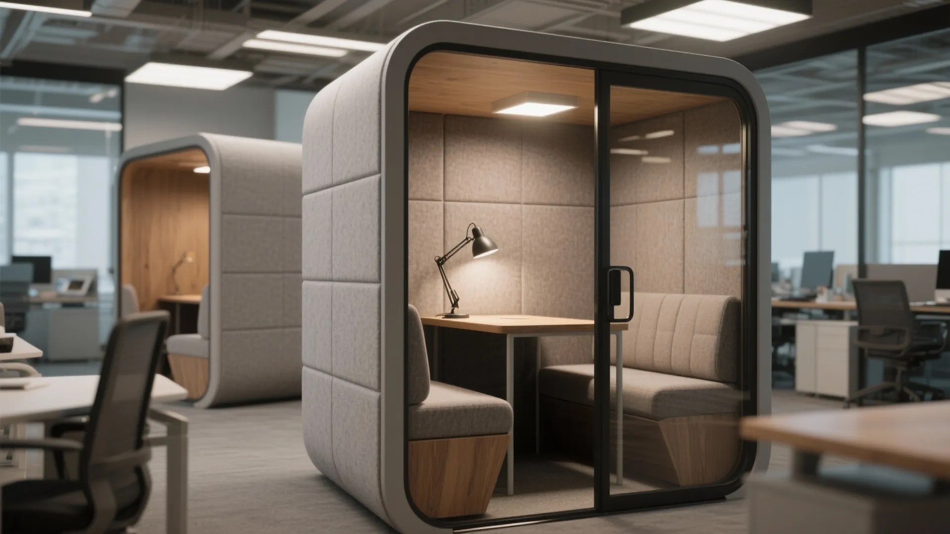 3. Acoustics-first focus pods