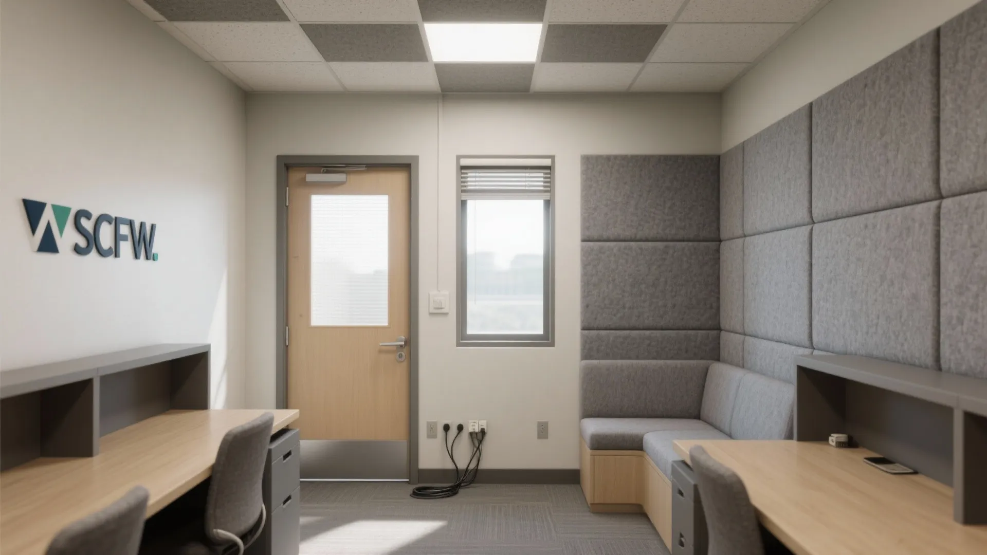 Acoustic-first quiet pods for focus