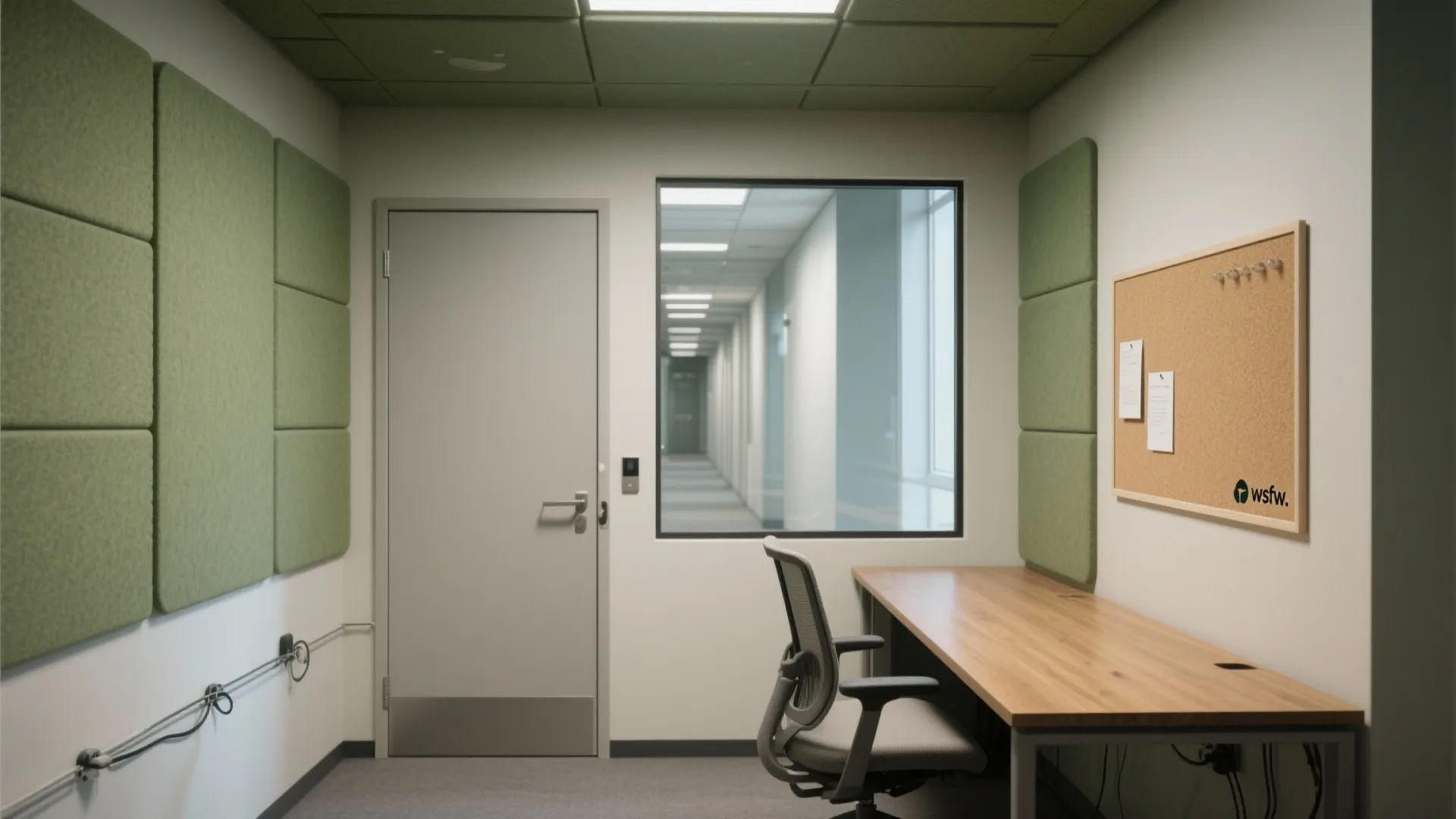 Acoustic-first study pods