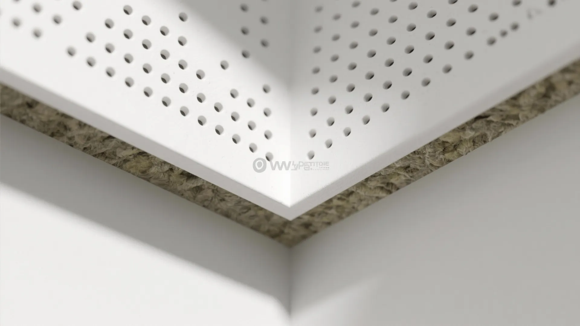 Acoustic POP Hybrid: Perforated Gypsum + Skim