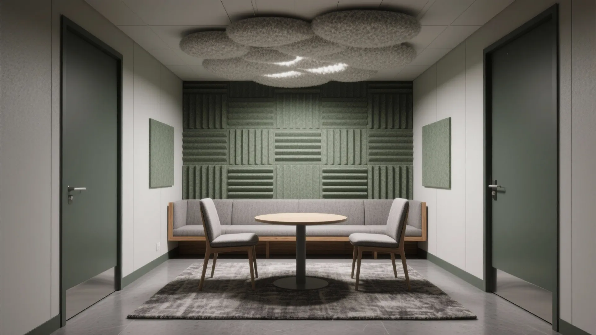 Acoustic-first quiet rooms