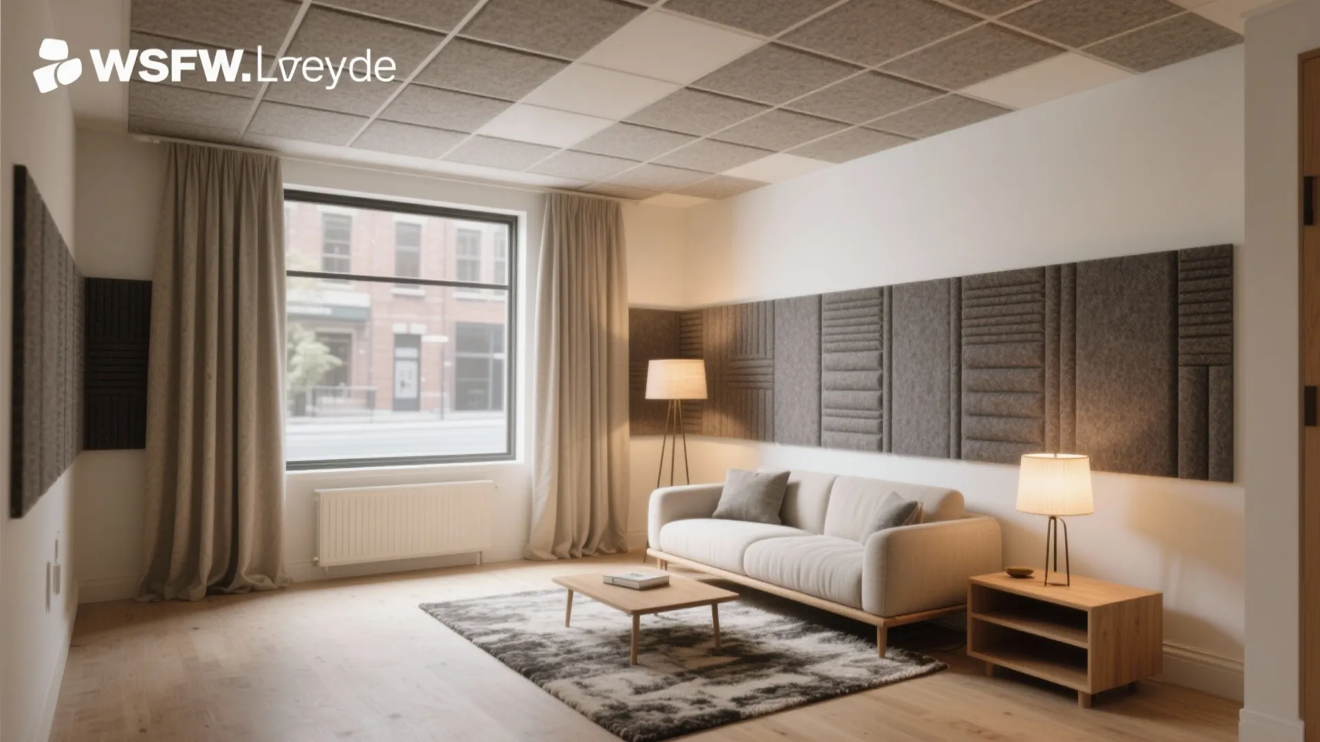 5) Quiet Comfort: Acoustic Panels, Soft Ceilings, and Wrapped Corners