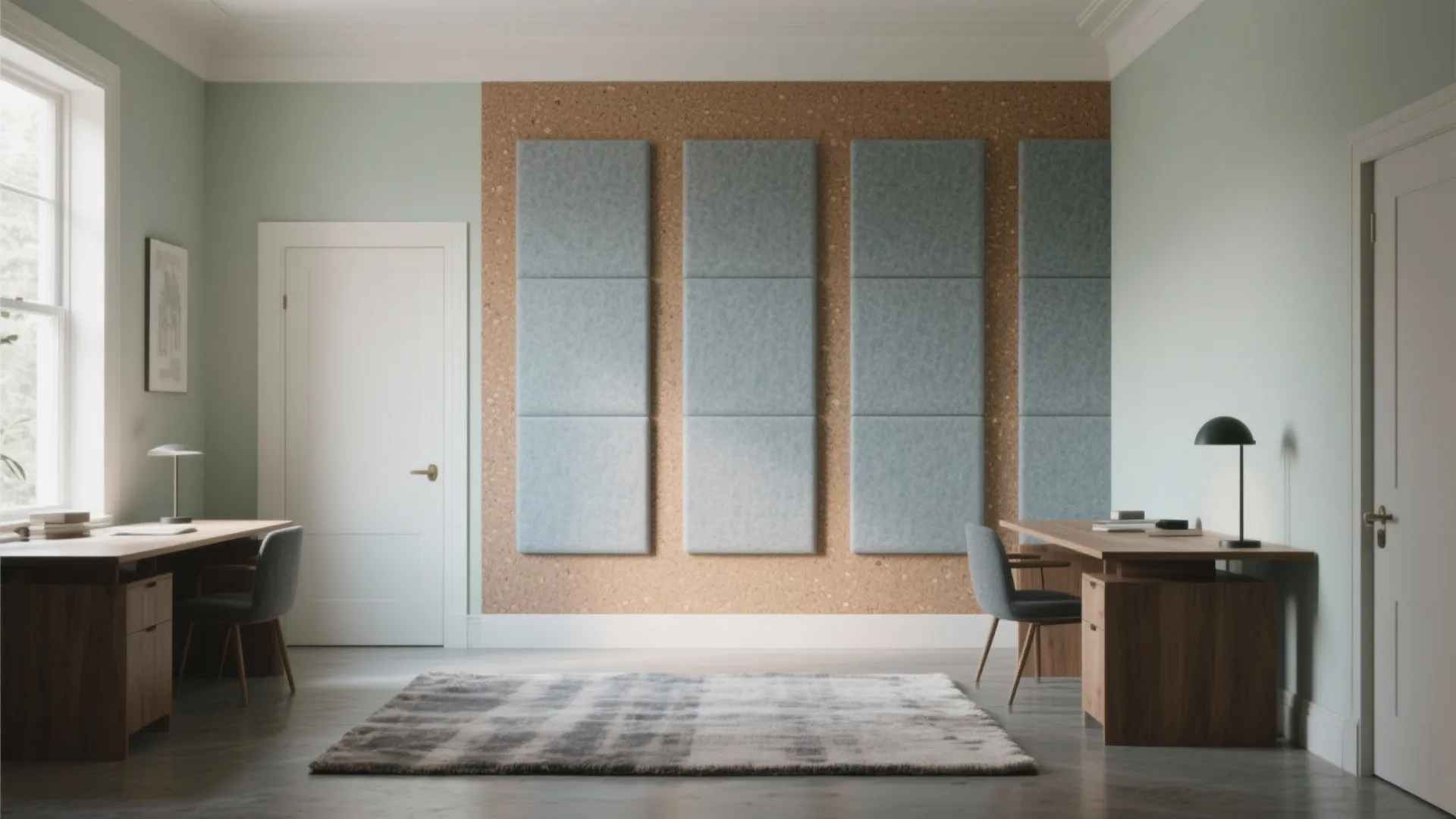 Acoustic Wallpaper for Quiet Concentration