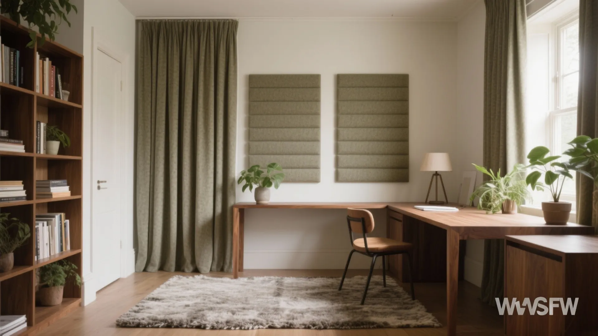 Acoustic Layering: Rugs, Curtains, and Sound Panels