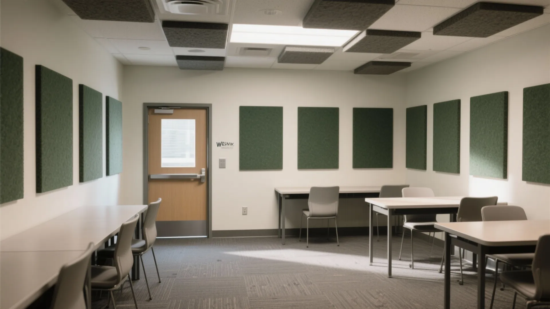Sound-first study rooms: acoustic strategy