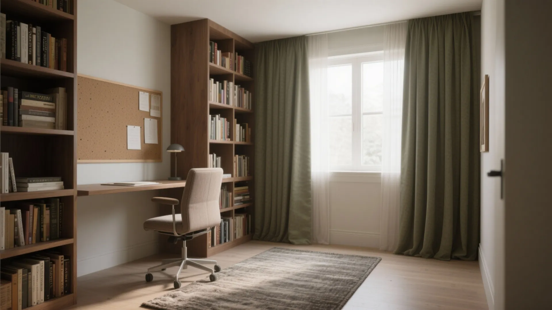 Quiet zoning with acoustic shelving and soft layers