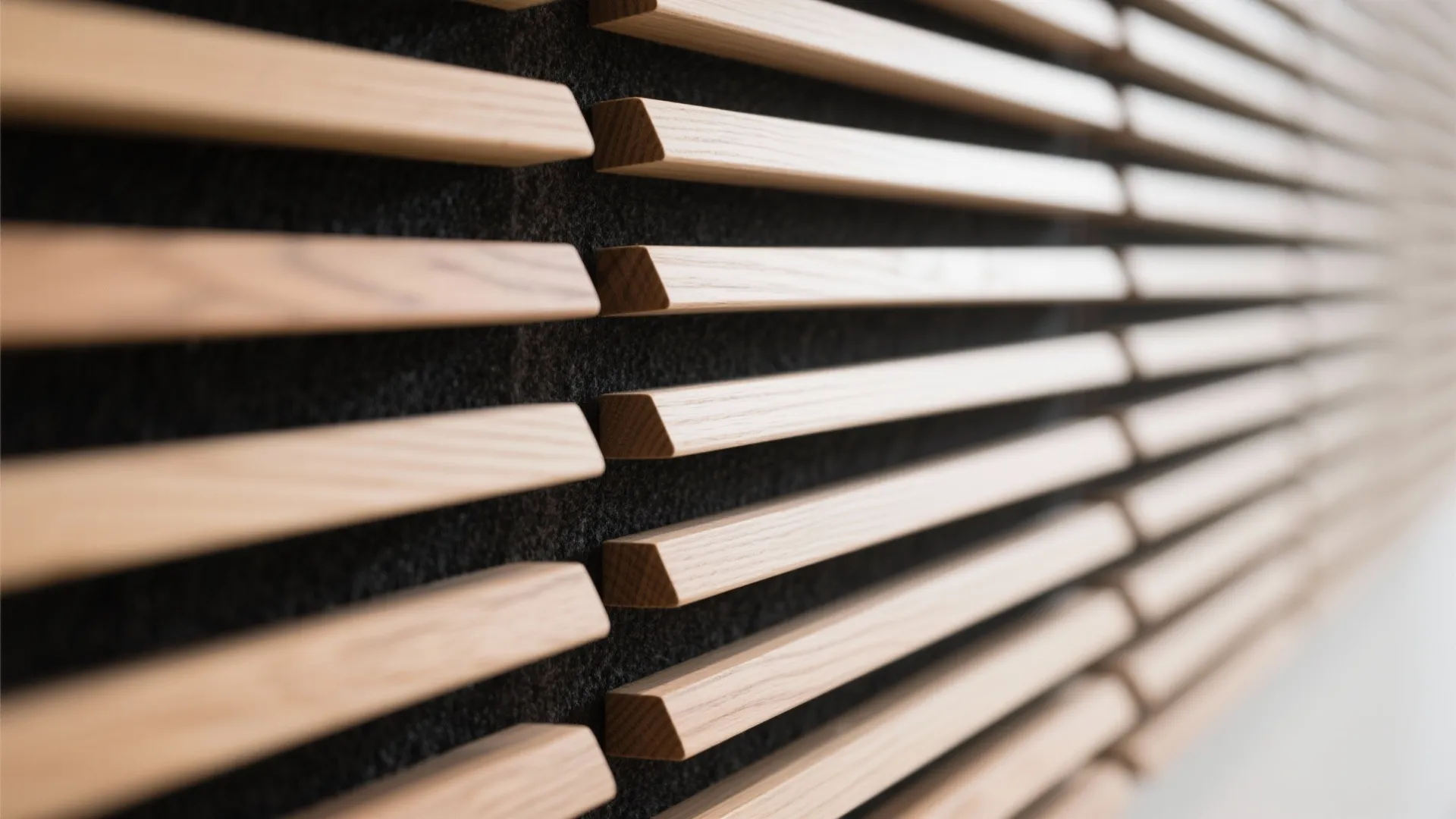 Warm wood acoustic panels in cooking zones