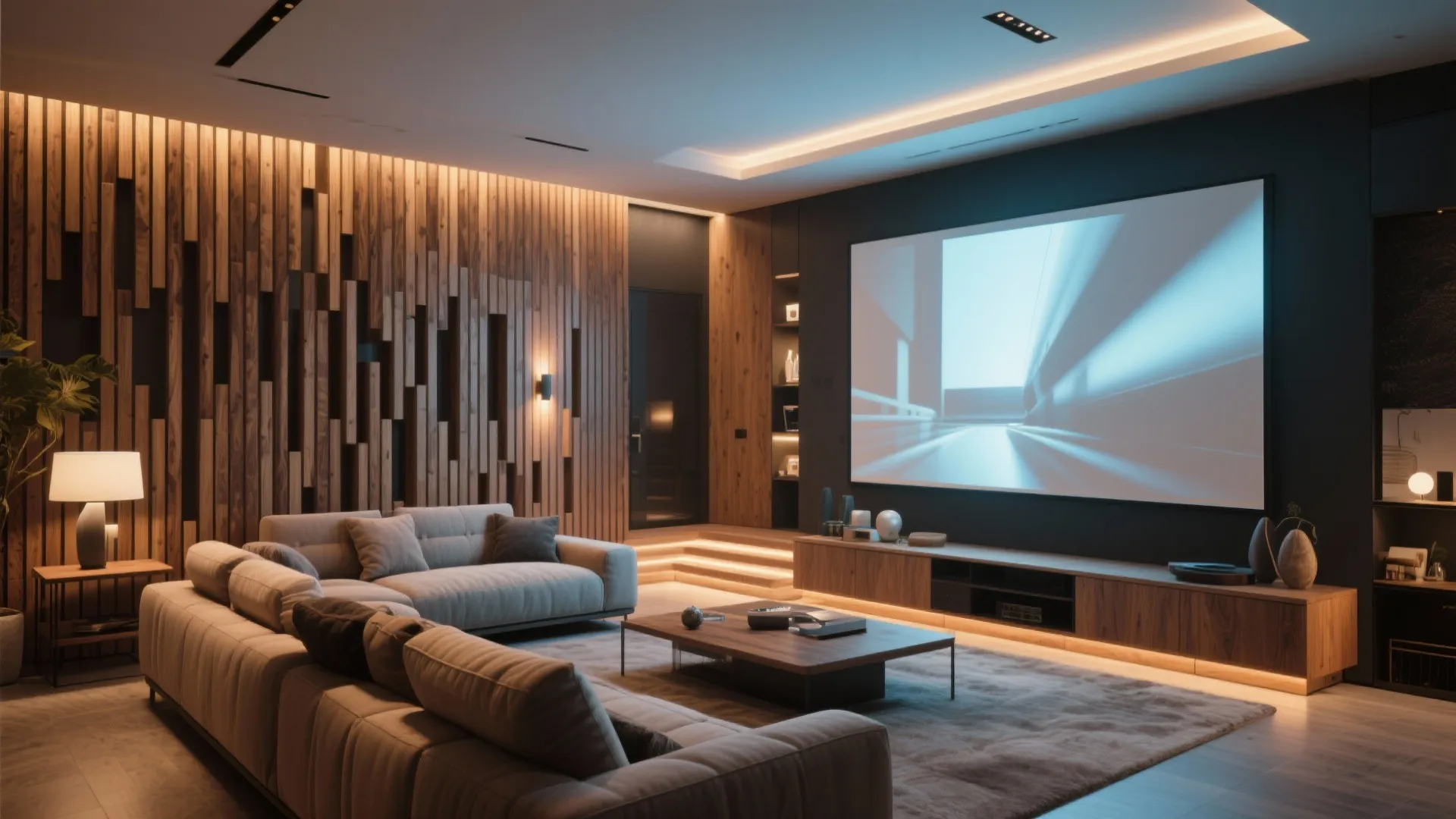 8. Acoustic Slat Panels