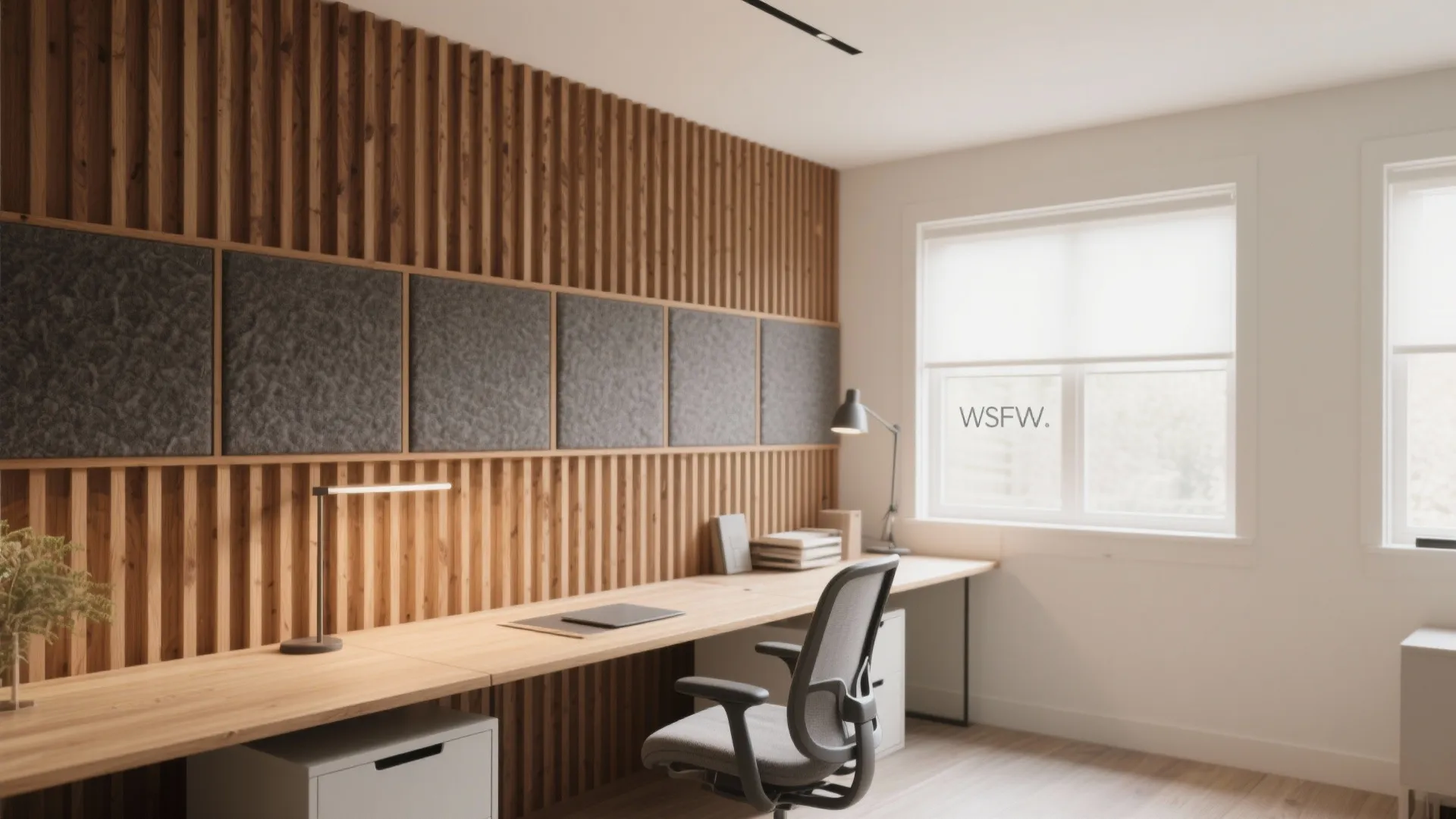 Acoustic Wood Slat or Fabric Panel Wall