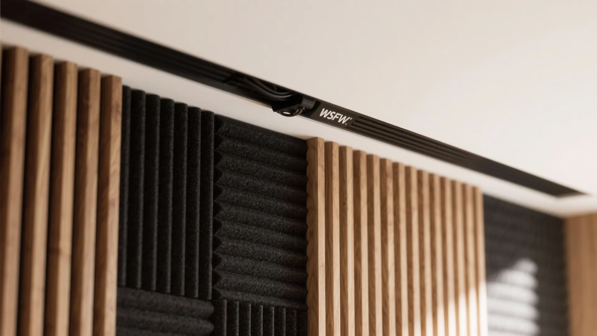 Idea 4: Acoustic slats that look like sculpture