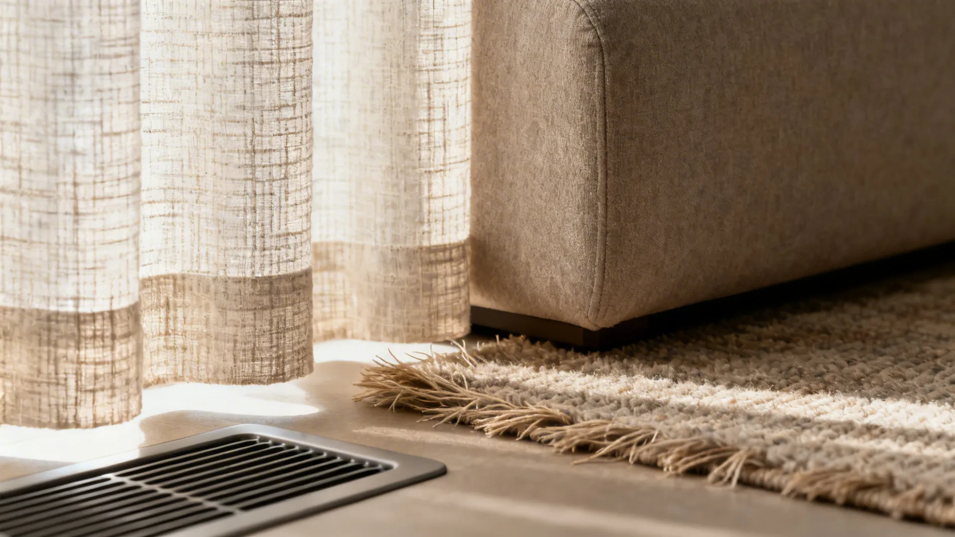 Acoustic and airflow strategy: softness, extraction, and zoning by sound