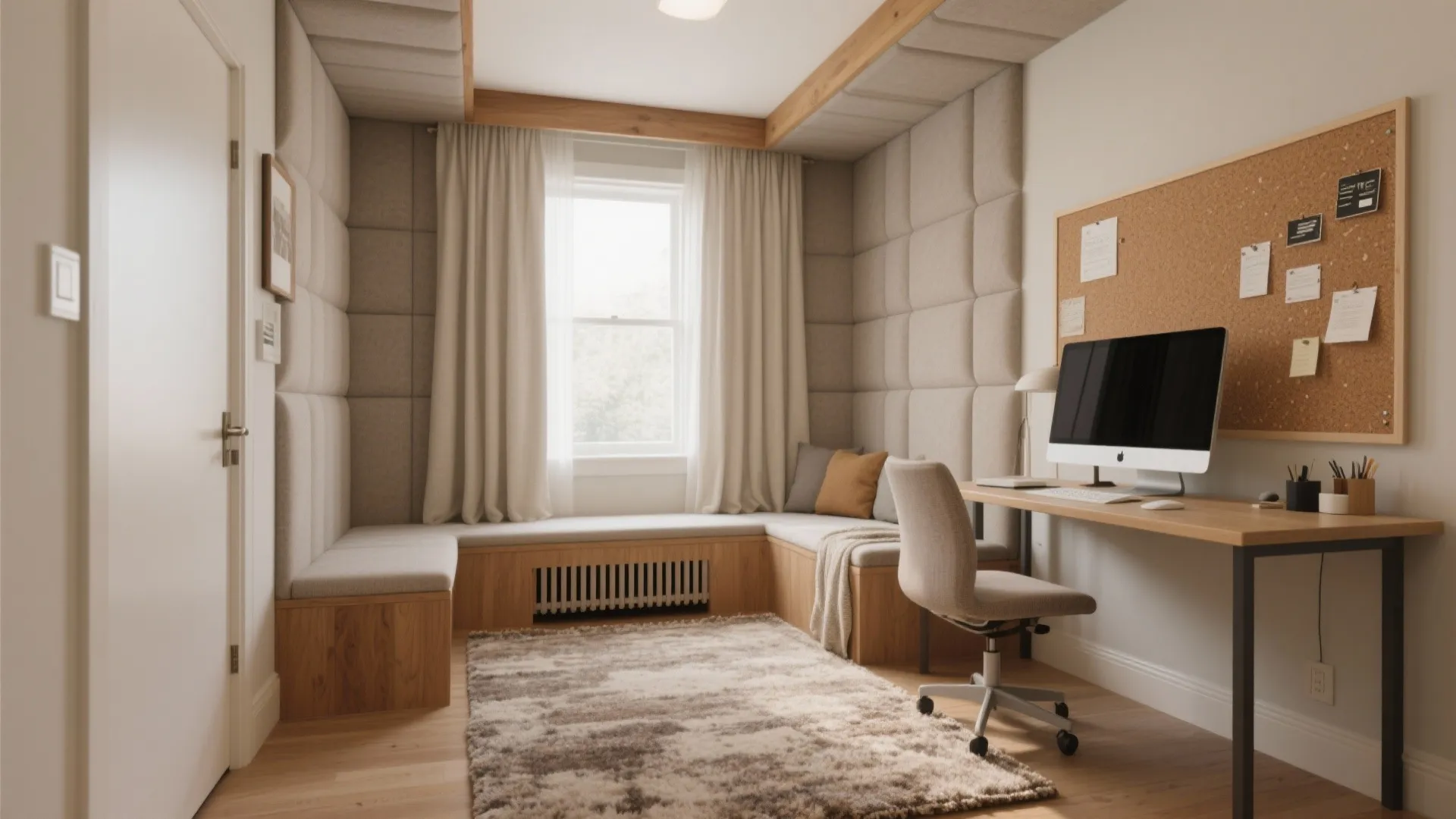 Acoustic Softening for Shared Apartments