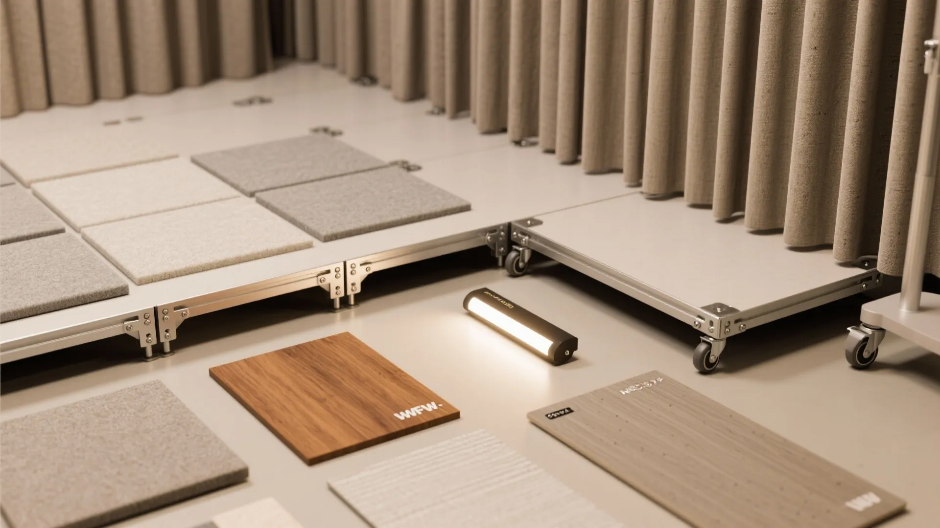 Flexible staging and acoustic zoning