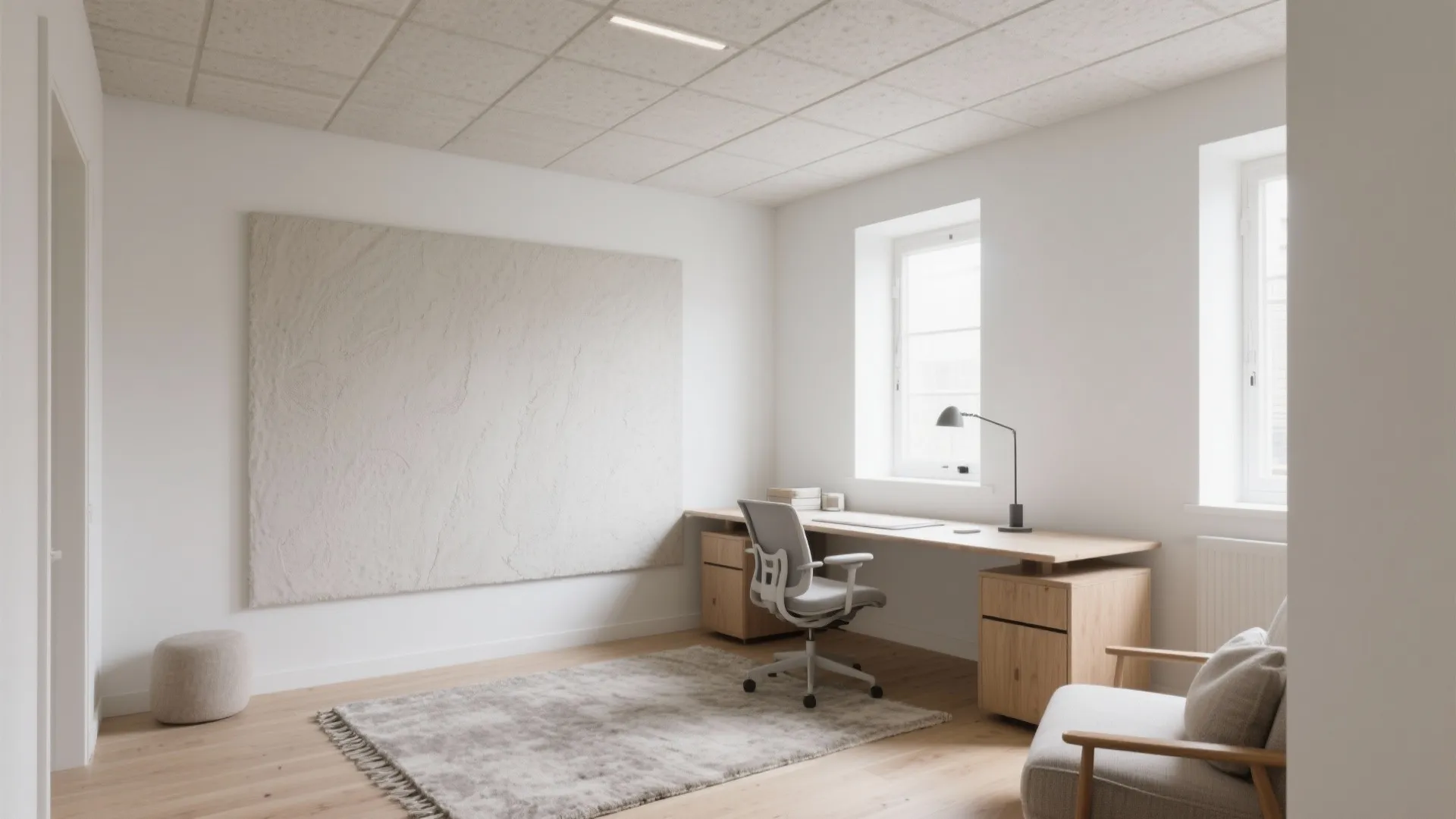 Acoustic Plaster for Calm Rooms