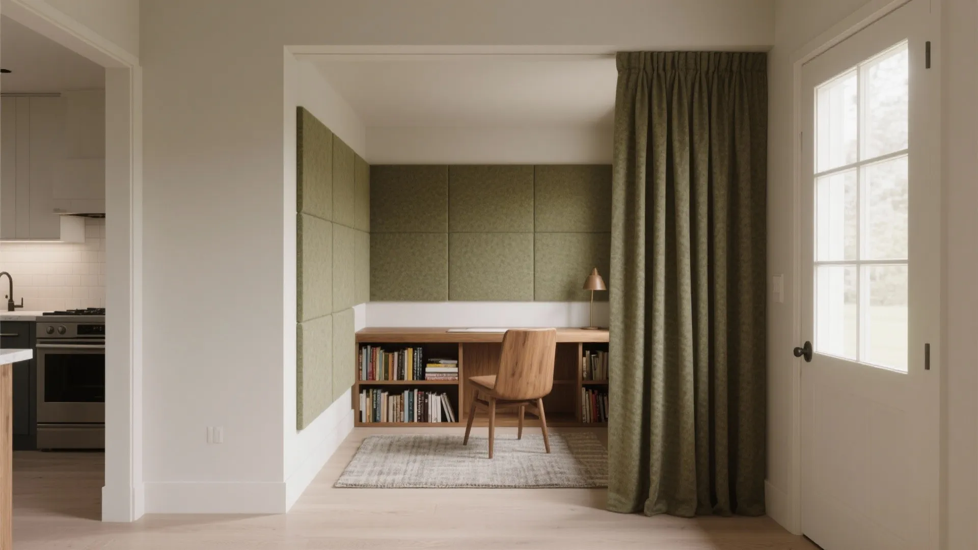 Acoustic-first study zoning