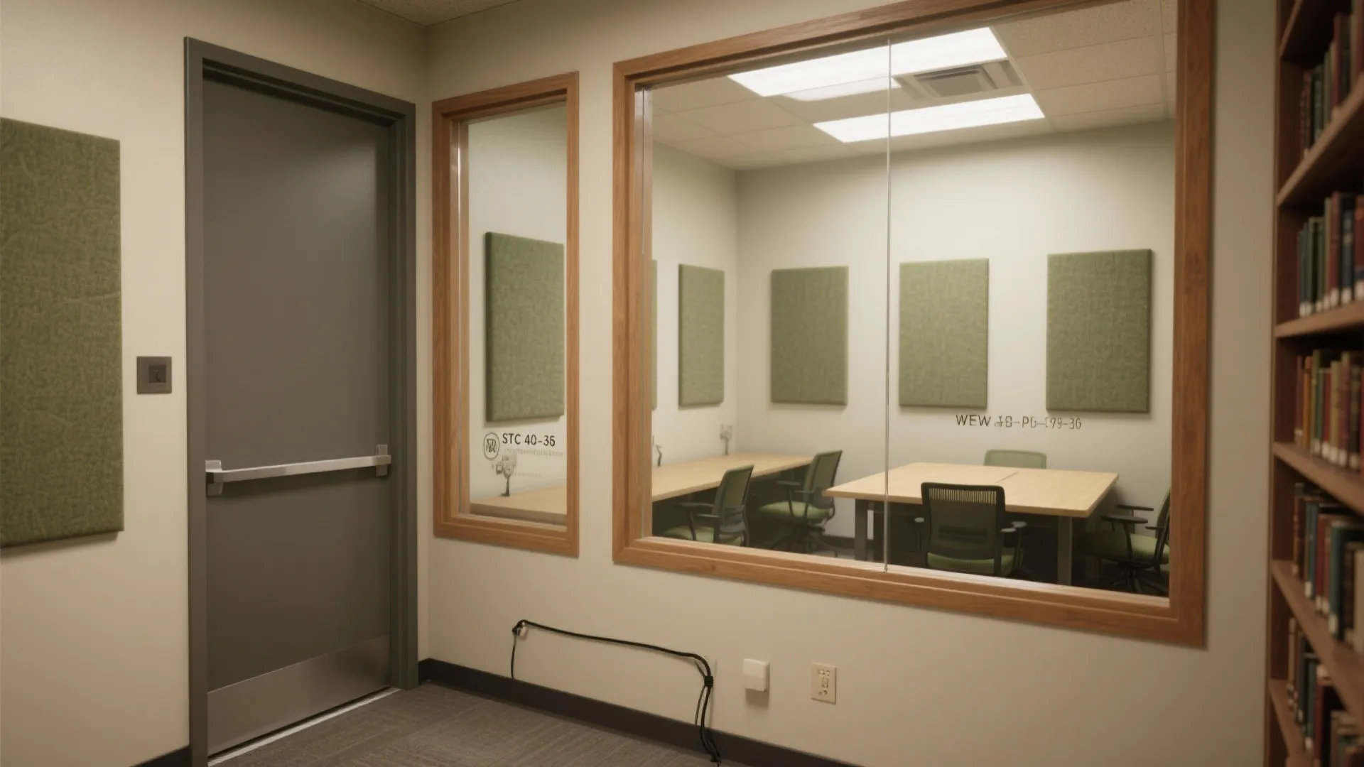 Acoustic-first small study rooms