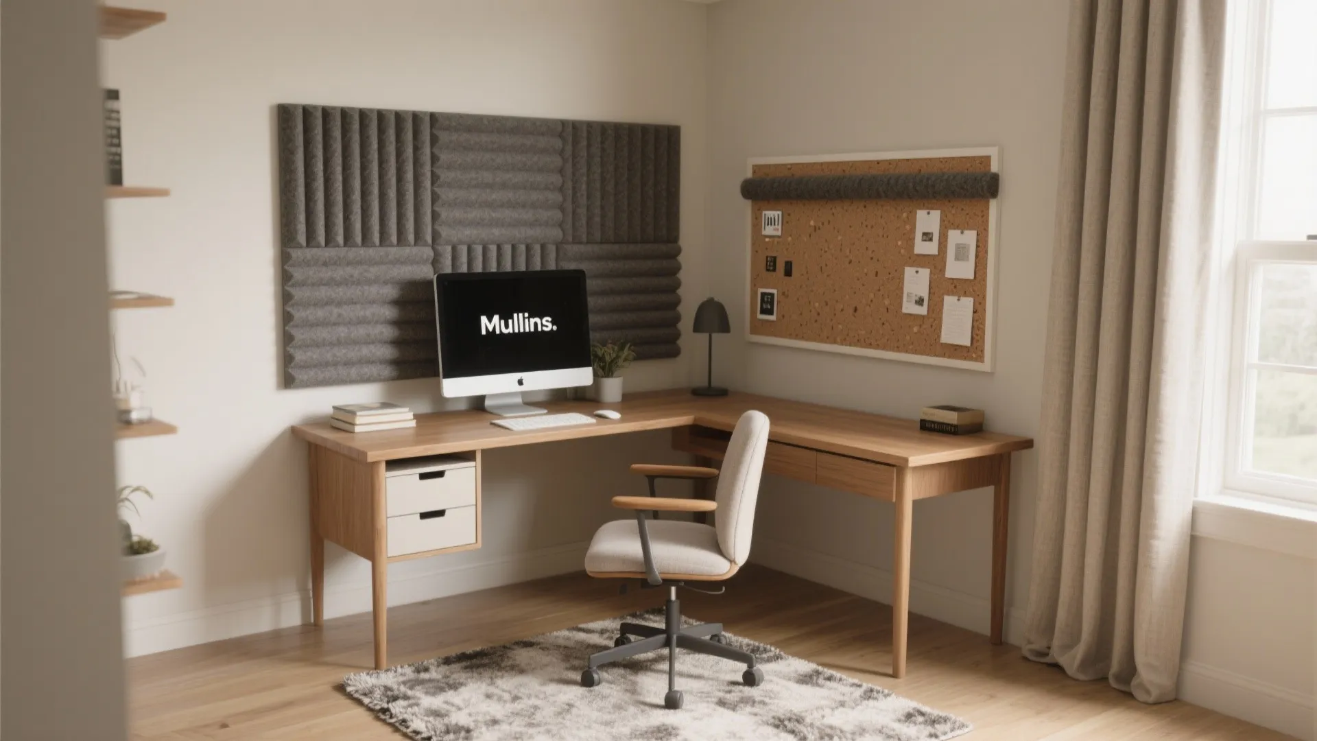 4) Acoustic comfort without the studio look