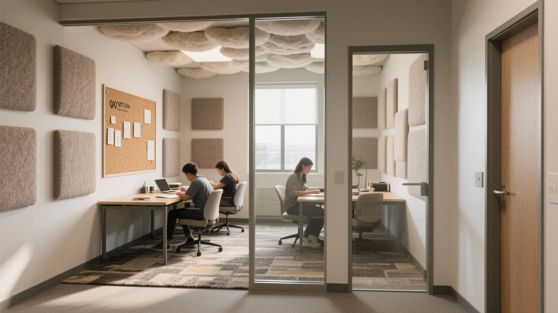 Acoustic-first planning for focus