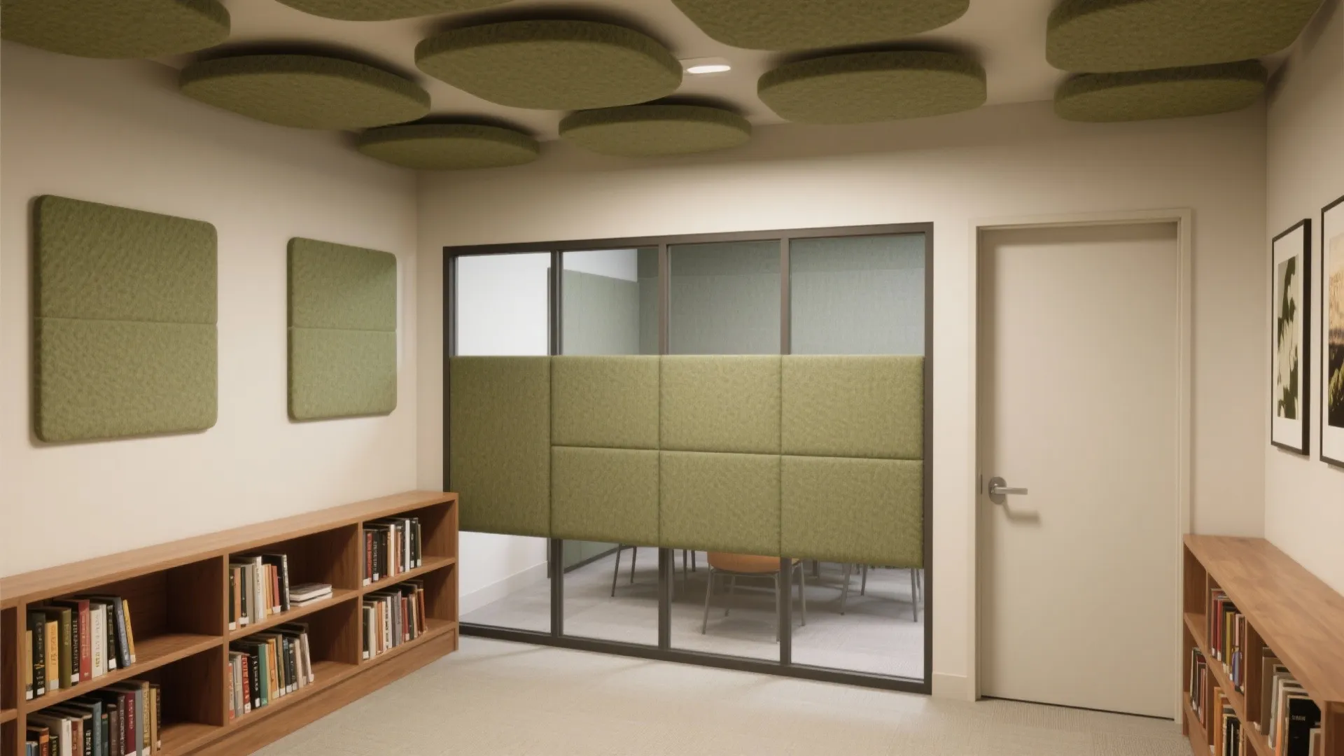 Minimal Acoustic Layers for Quiet Focus