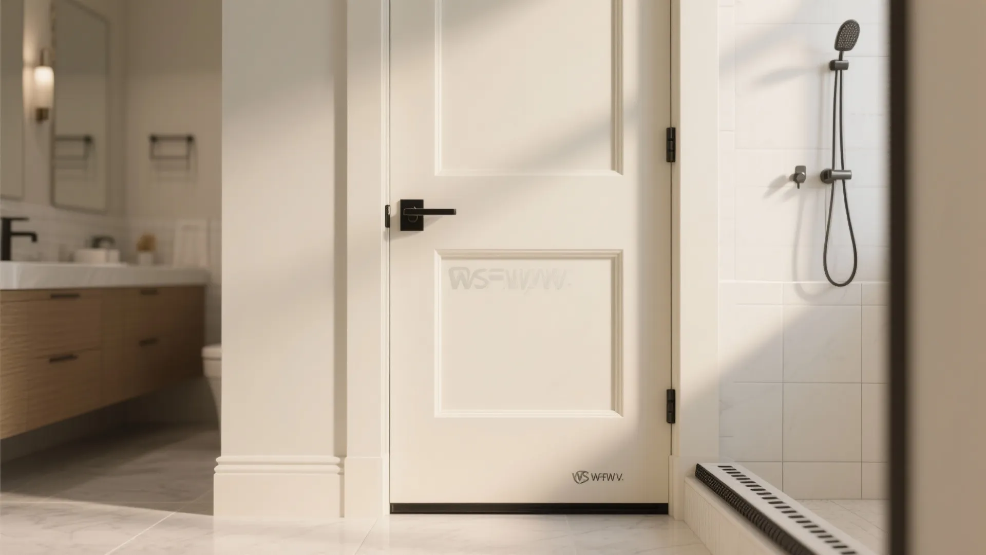 Solid-Core Swing Door with Acoustic Seals