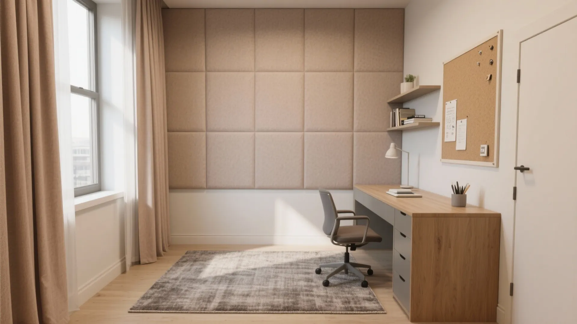 Acoustic Softening with Textiles and Zoning