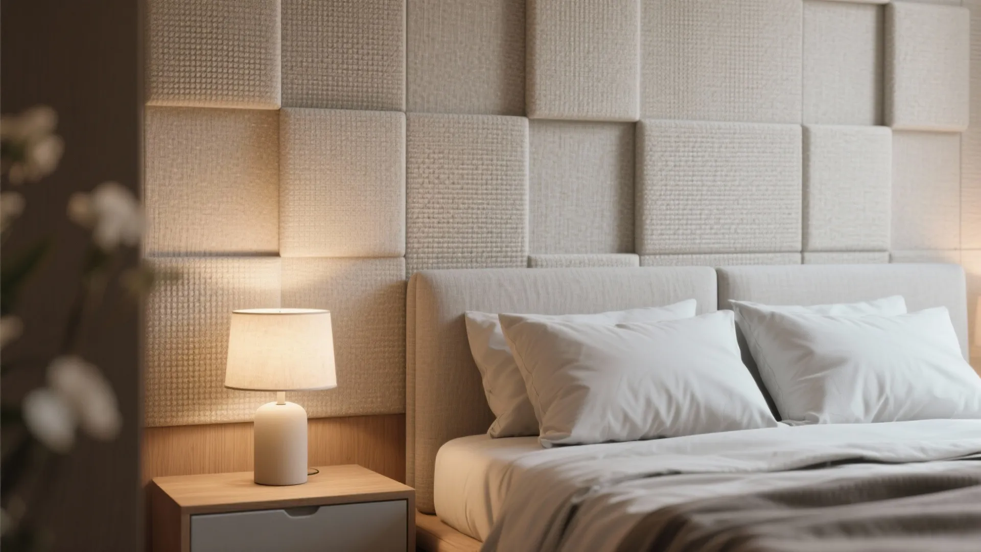 2. Textured panels for acoustic comfort