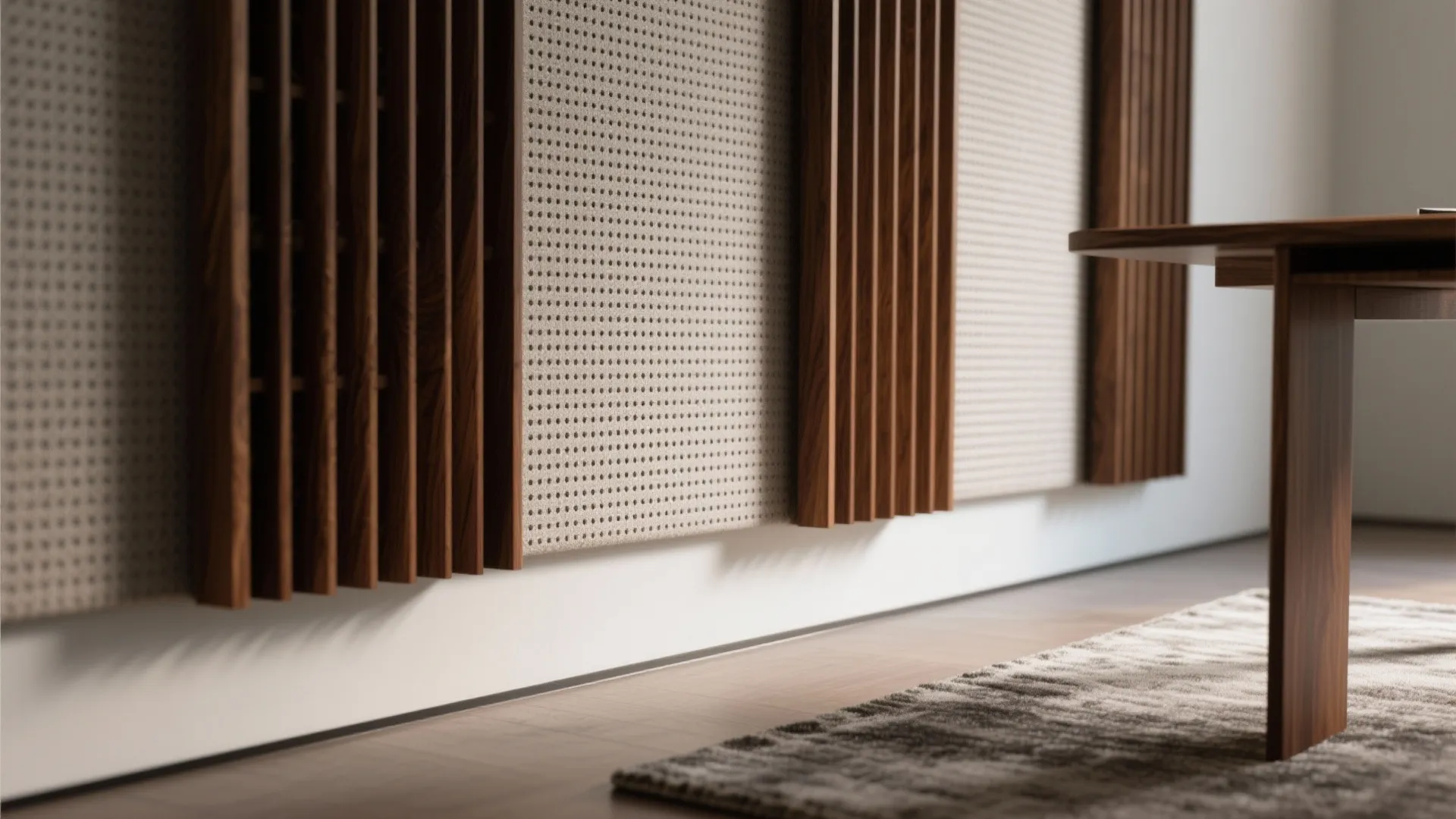 Acoustic Panels and Textured Walls