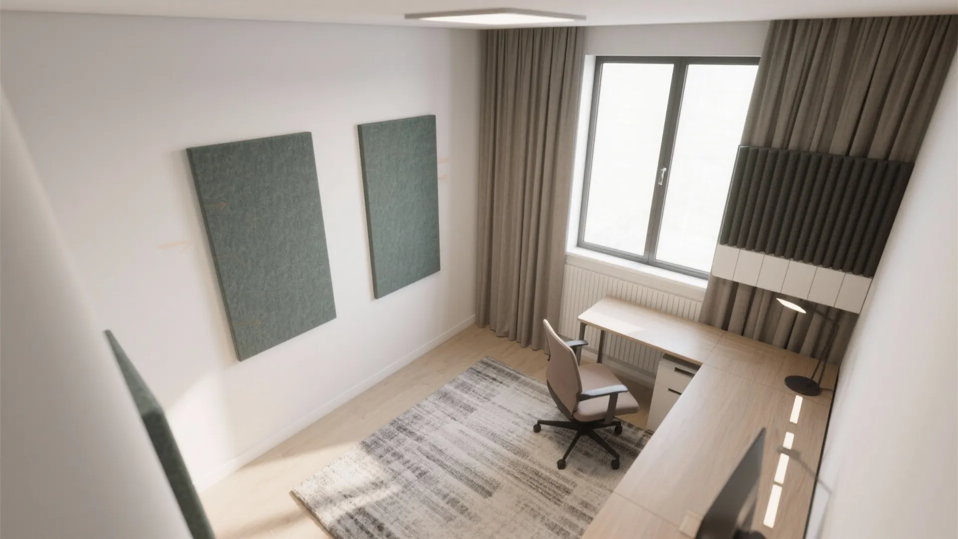 Acoustic zoning that respects focus