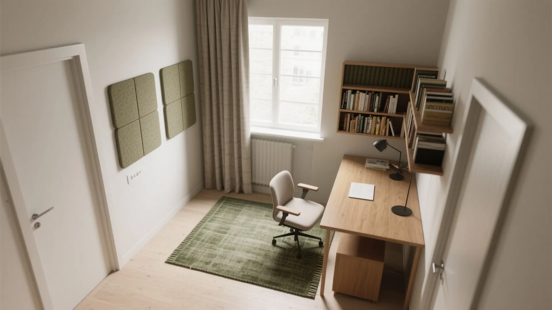 Acoustic Layering for Focus (Panels, Soft Surfaces, Seals)