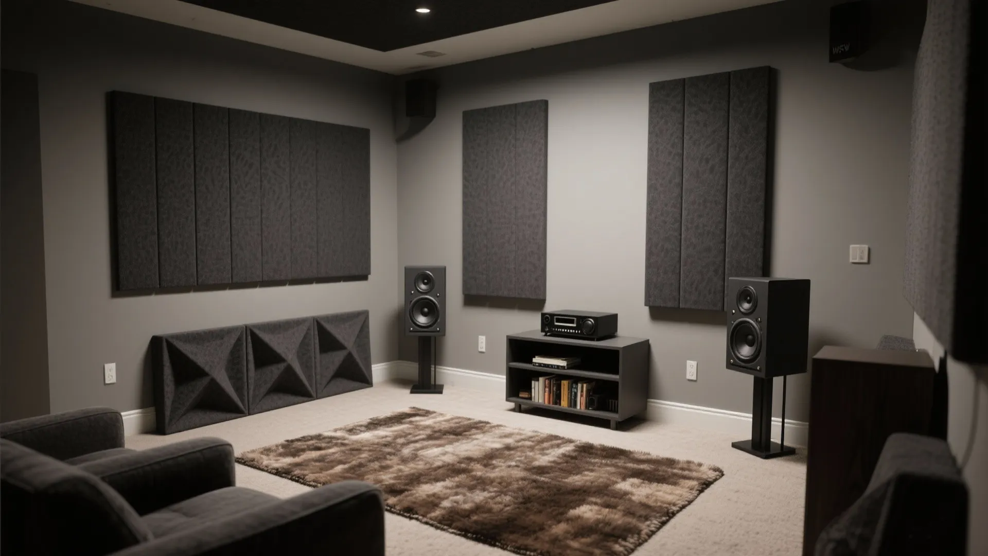 Acoustic Panels and Bass Management for Small Rooms